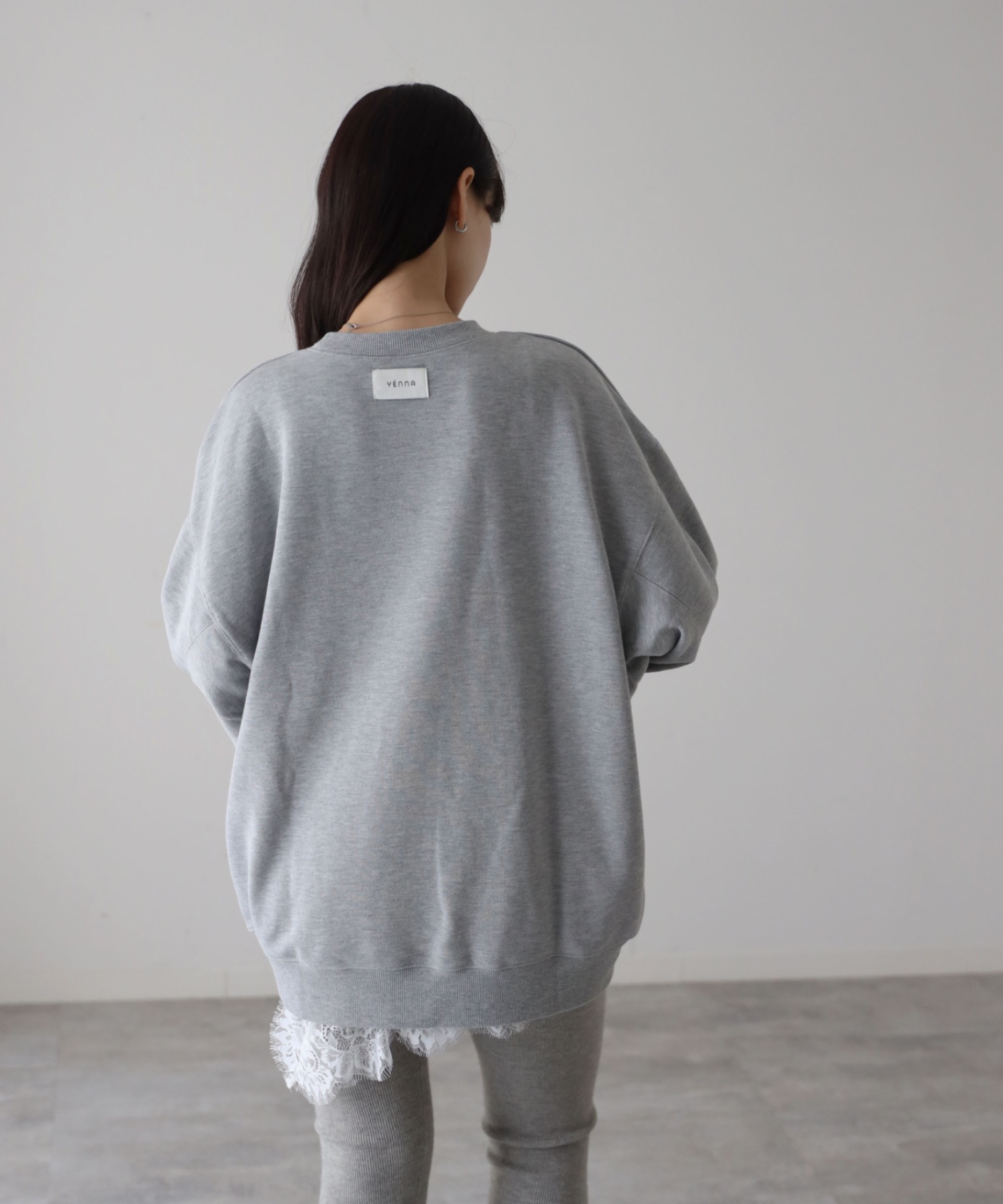 model：164cm. 着用サイズ：FREE