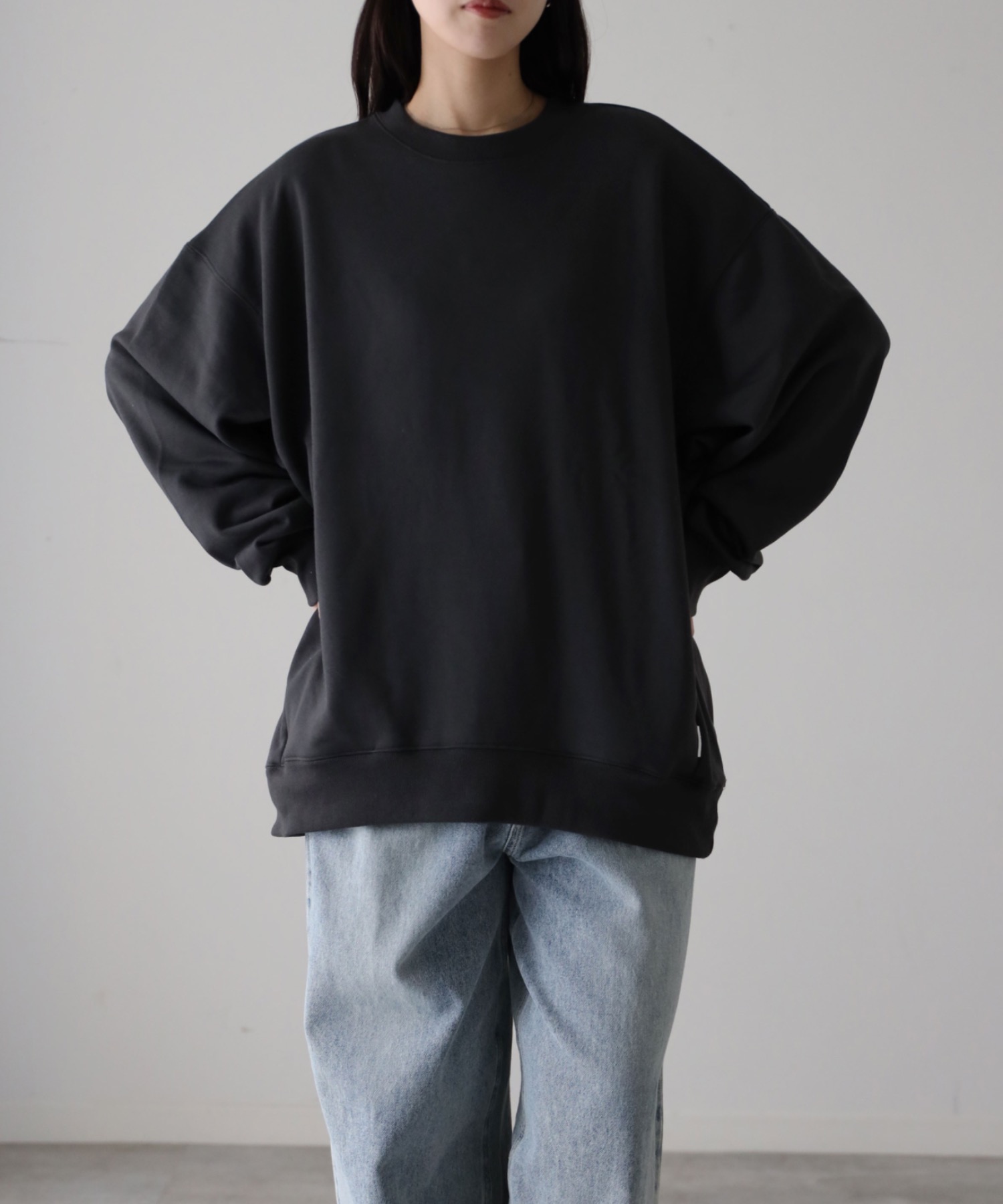 model：164cm. 着用サイズ：FREE