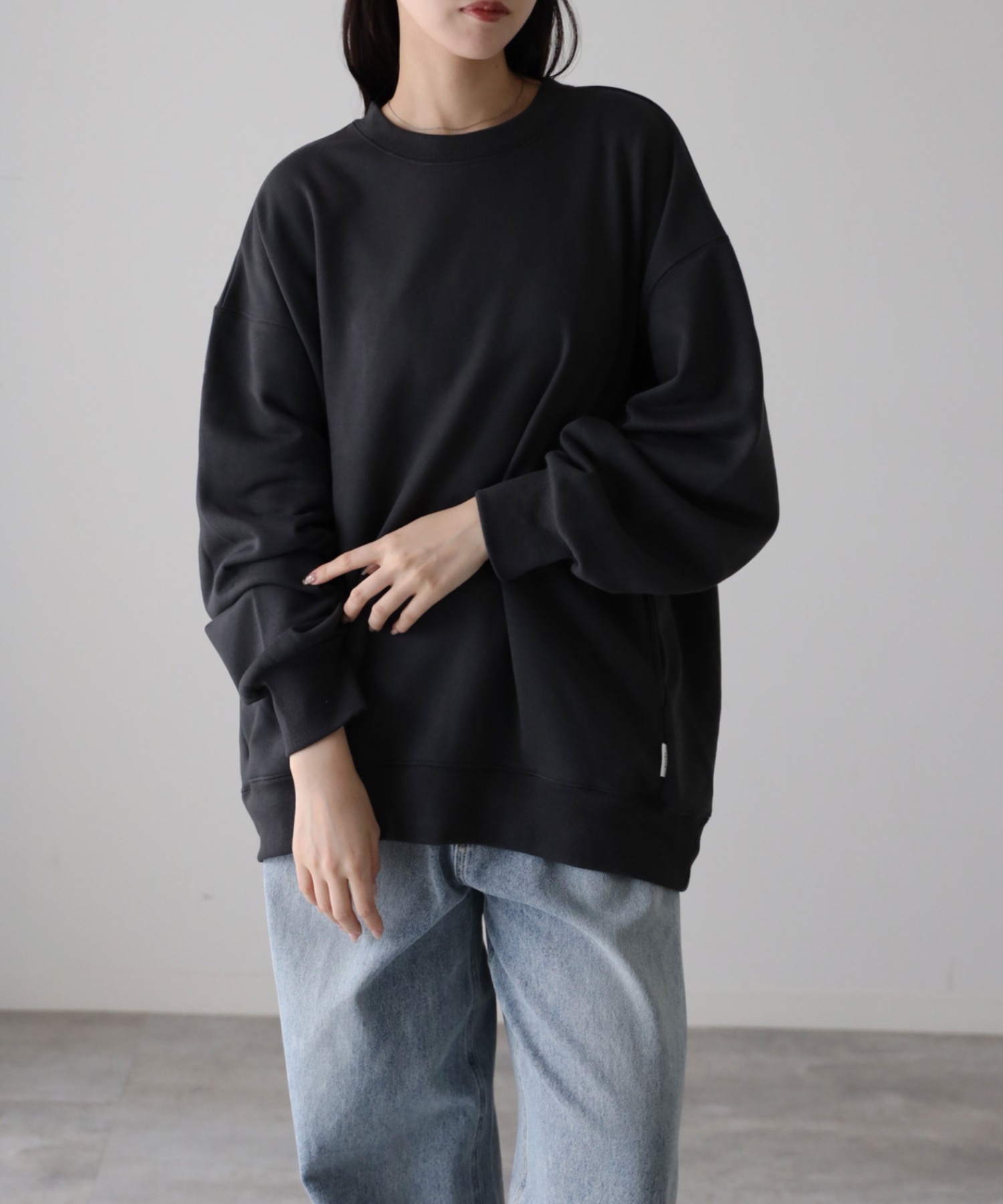 model：164cm. 着用サイズ：FREE