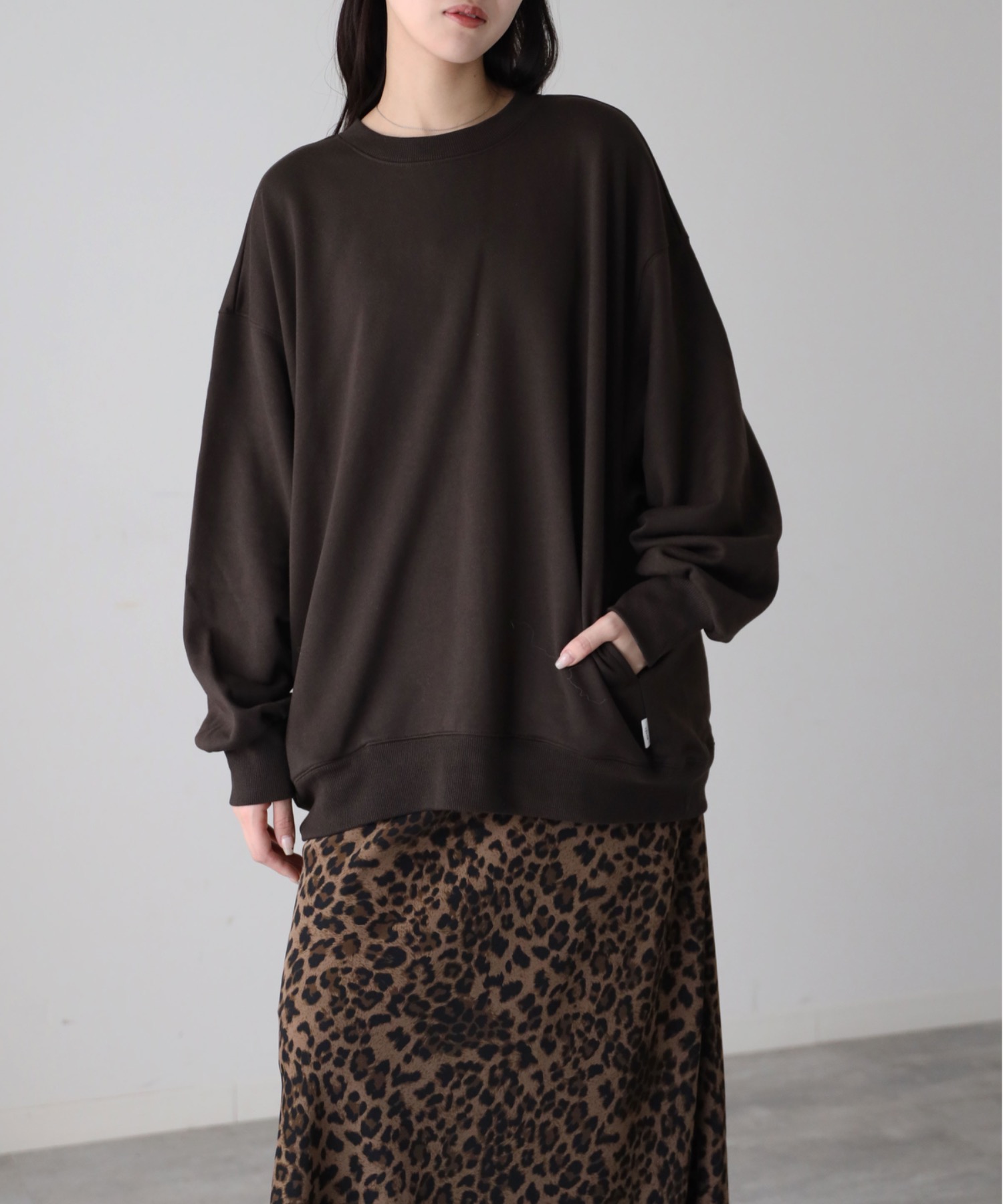 model：164cm. 着用サイズ：FREE