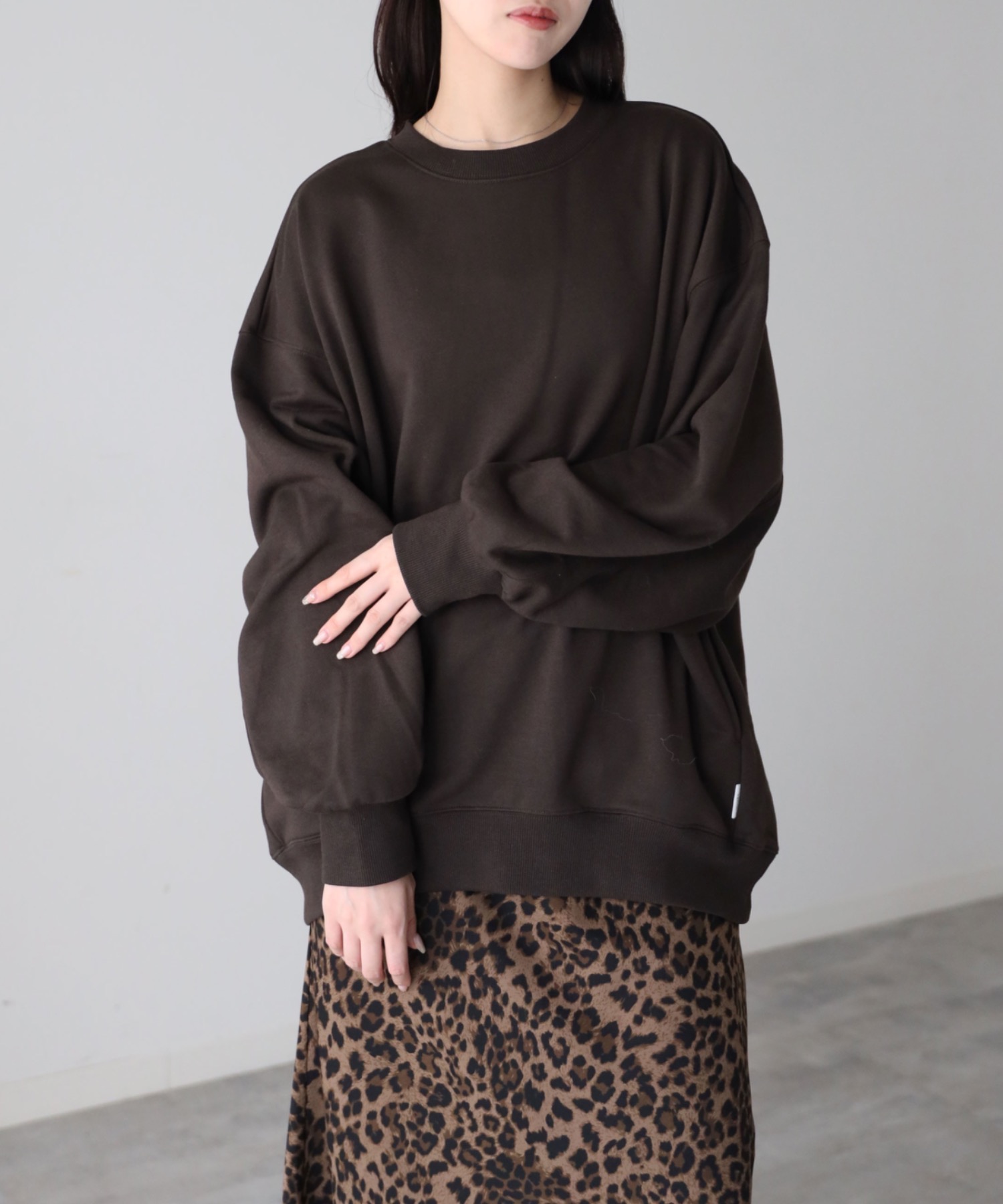 model：164cm. 着用サイズ：FREE
