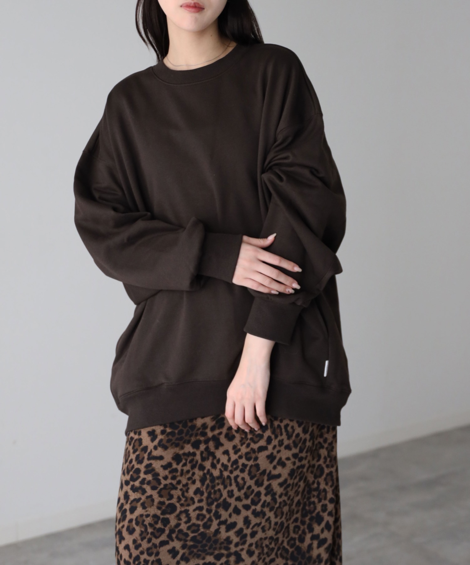 model：164cm. 着用サイズ：FREE