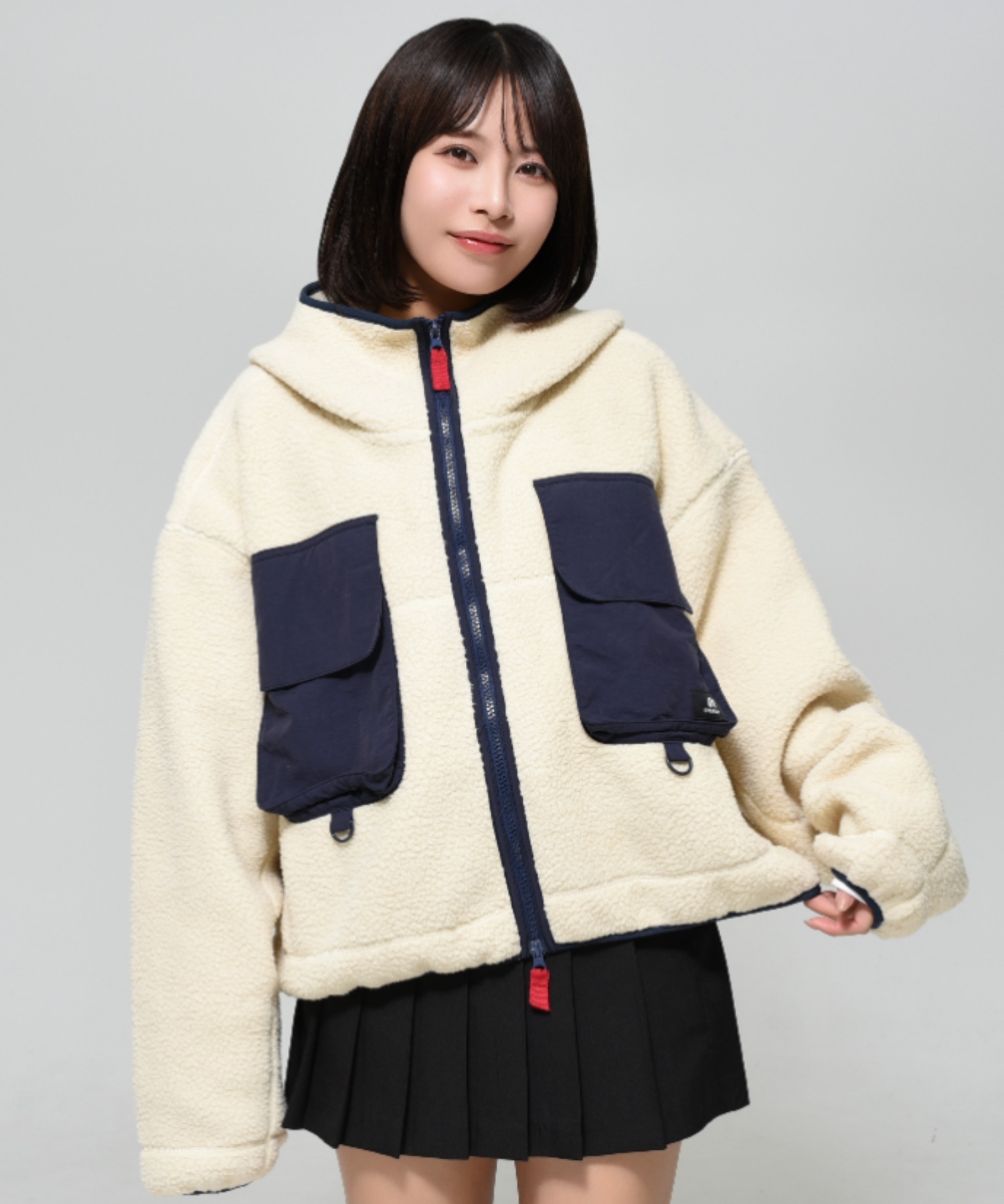 OY/オーワイ』 BIG POCKET FLEECE HOODED JACKET/ビッグポケット