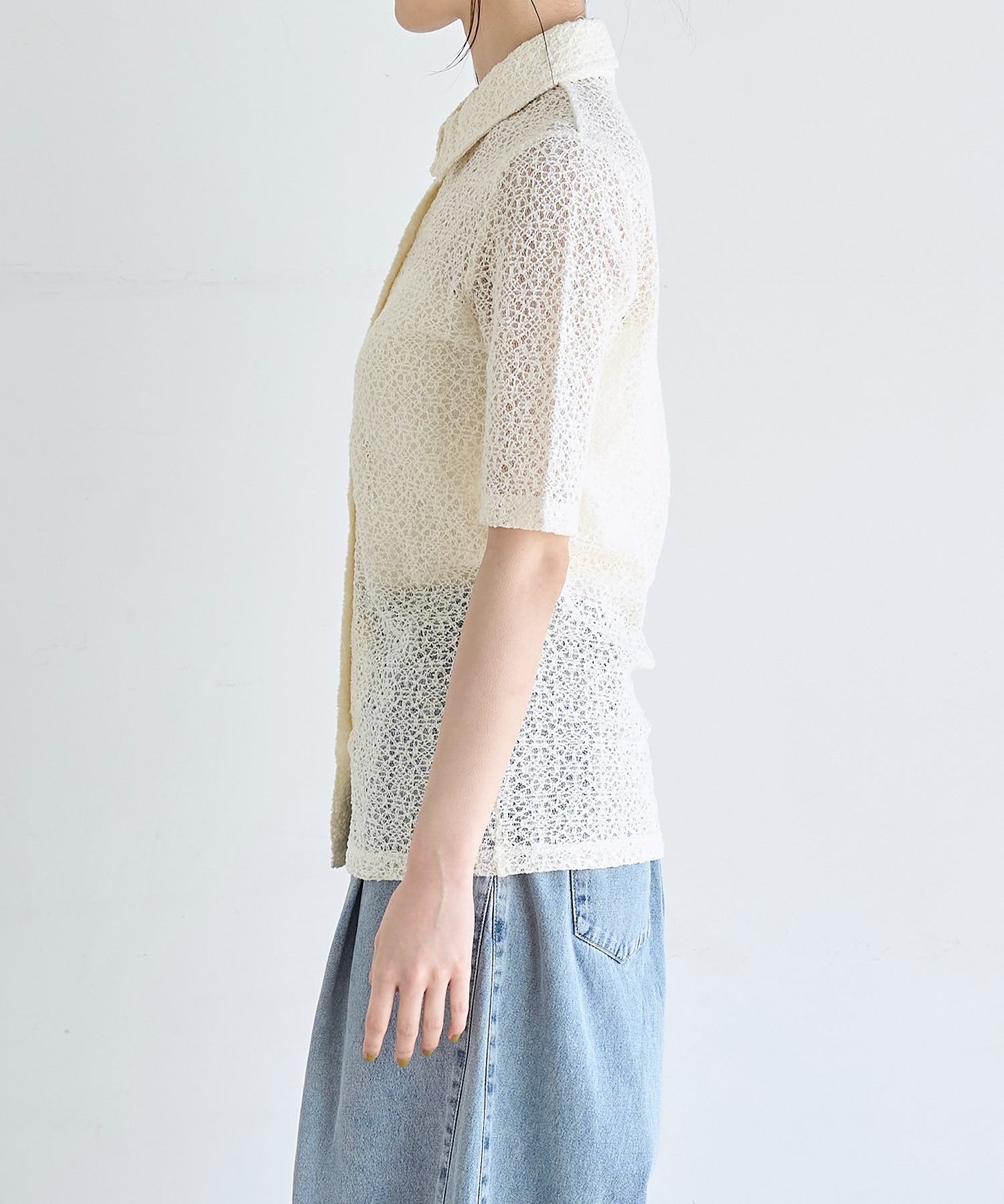 model：H166　着用サイズ：F
