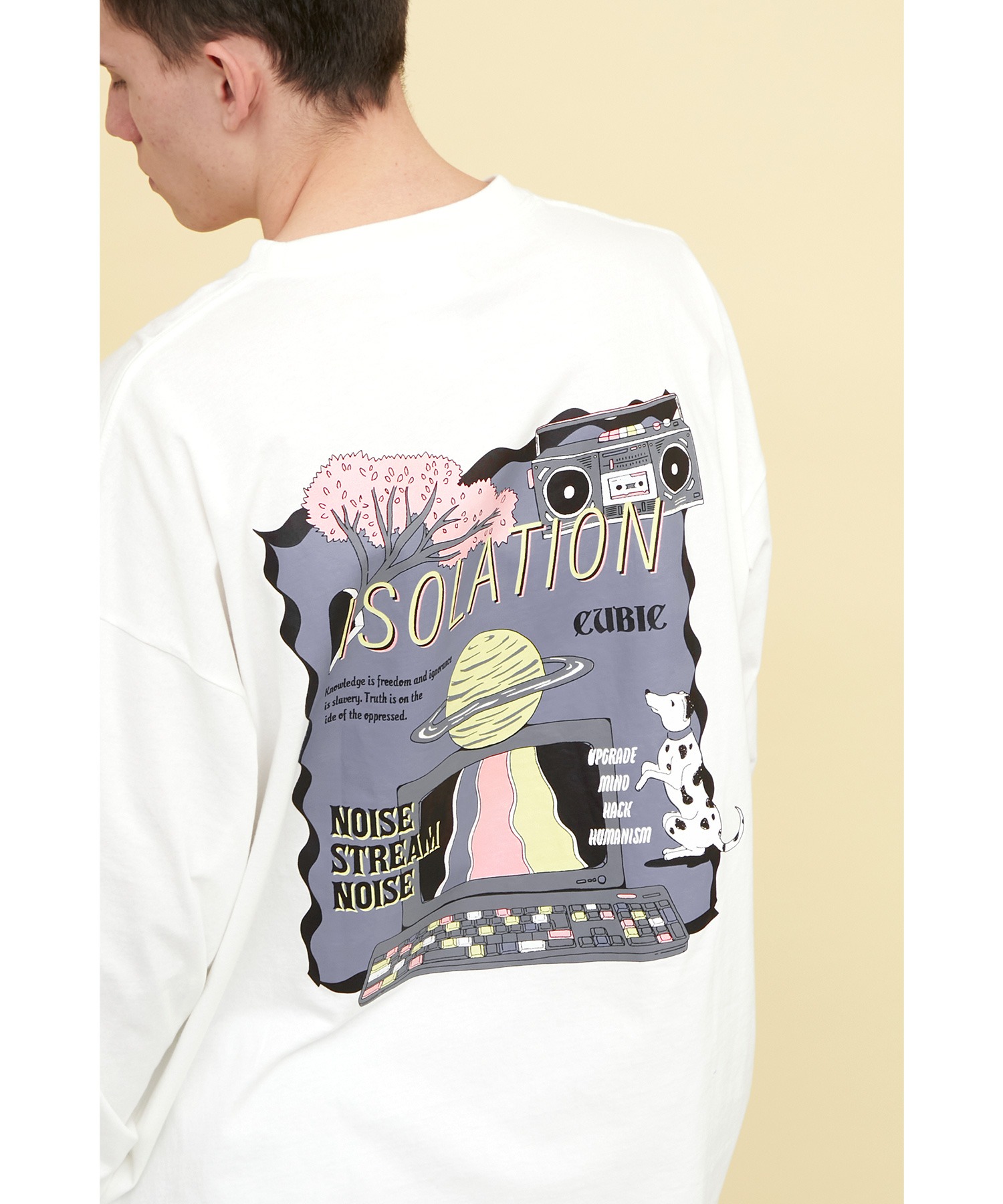 ビッグシルエット コットン天竺イラストデザインl Sカットソー Emma Clothes Isolation Emma Clothes Emma Clothes エマクローズ 公式オンラインストア