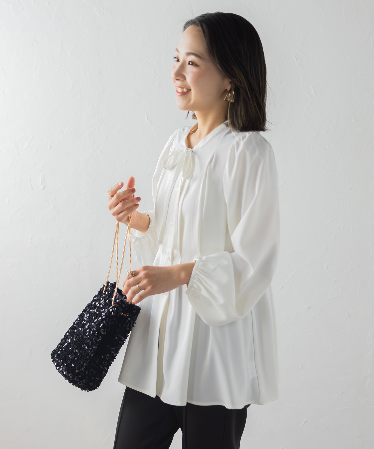 model：H148 着用サイズ：FREE