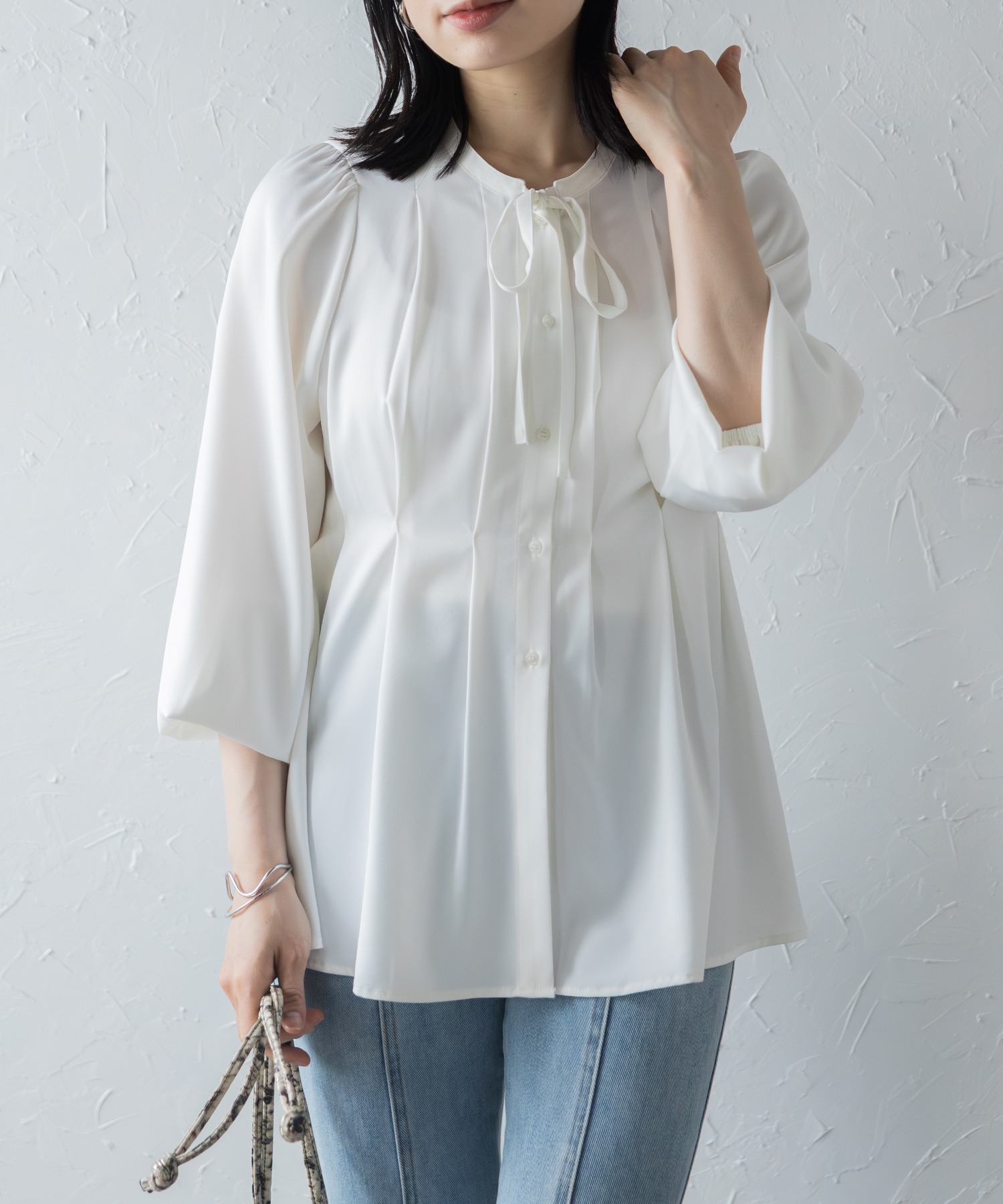 model：H157 着用サイズ：FREE