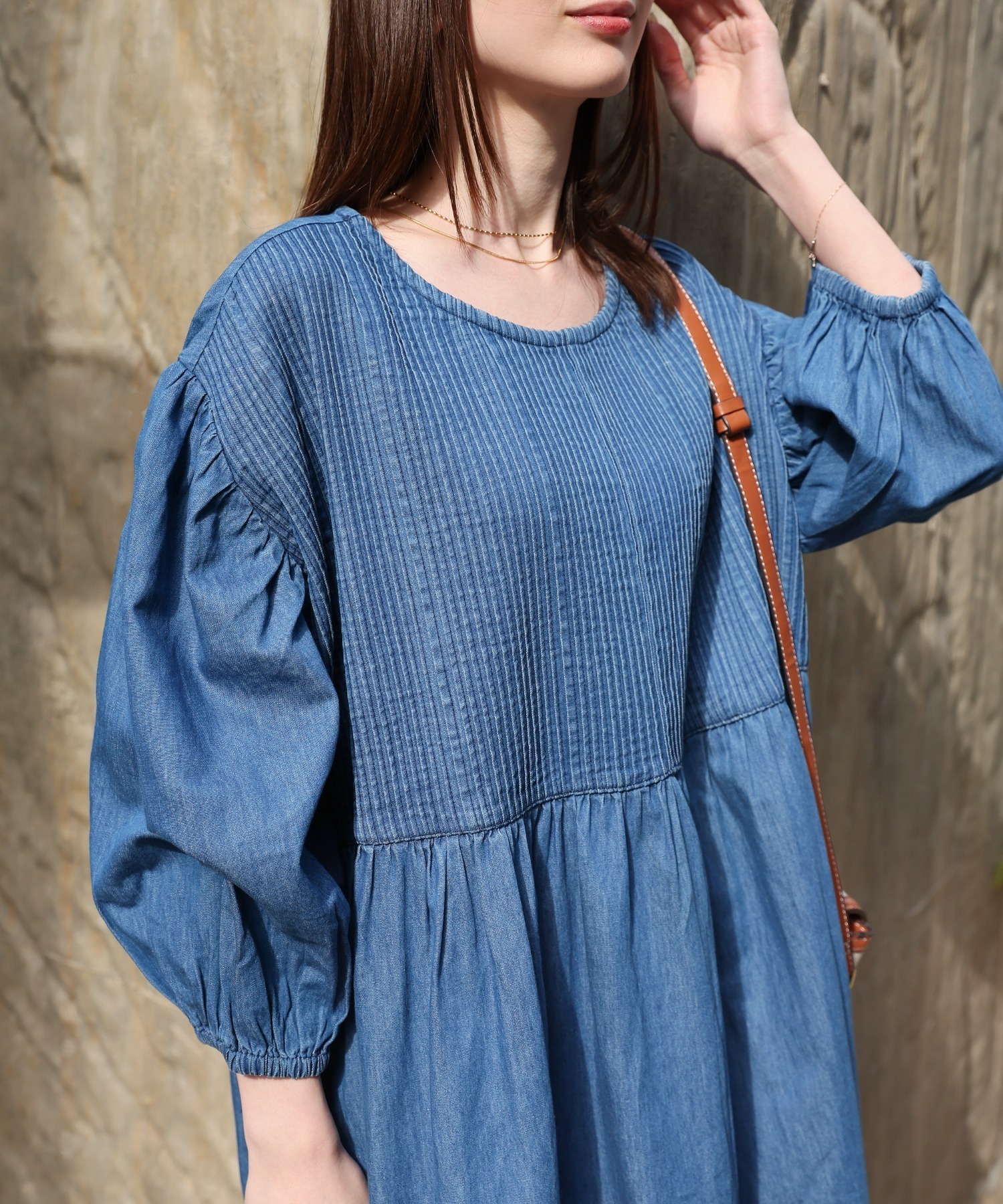 model：162cm 着用サイズ：M