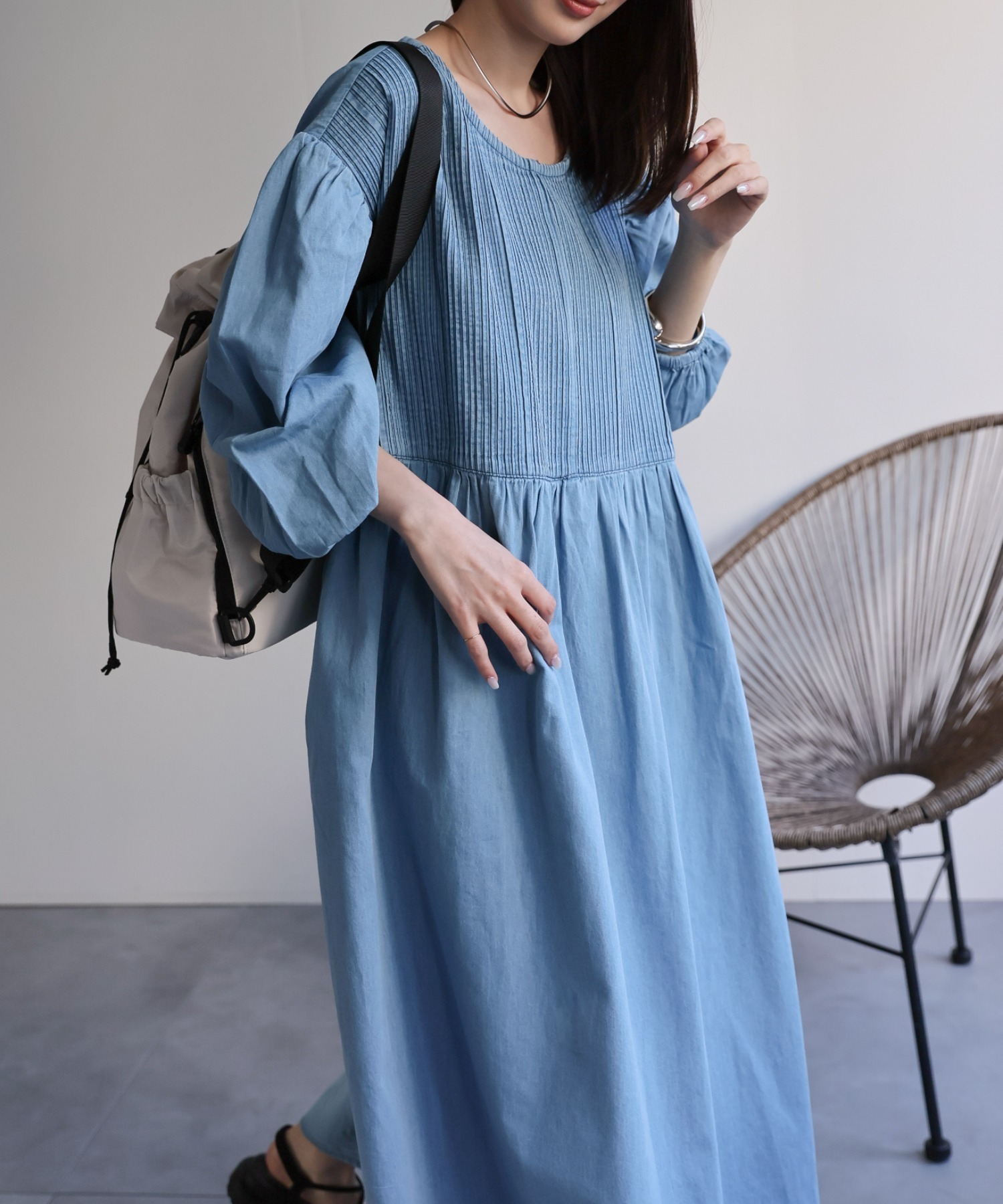 model：162cm 着用サイズ：M