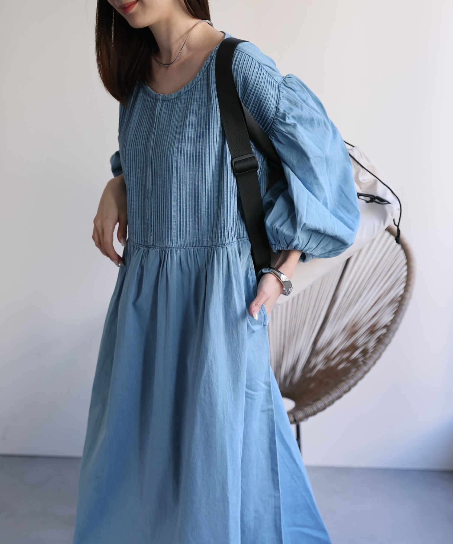 model：162cm 着用サイズ：M