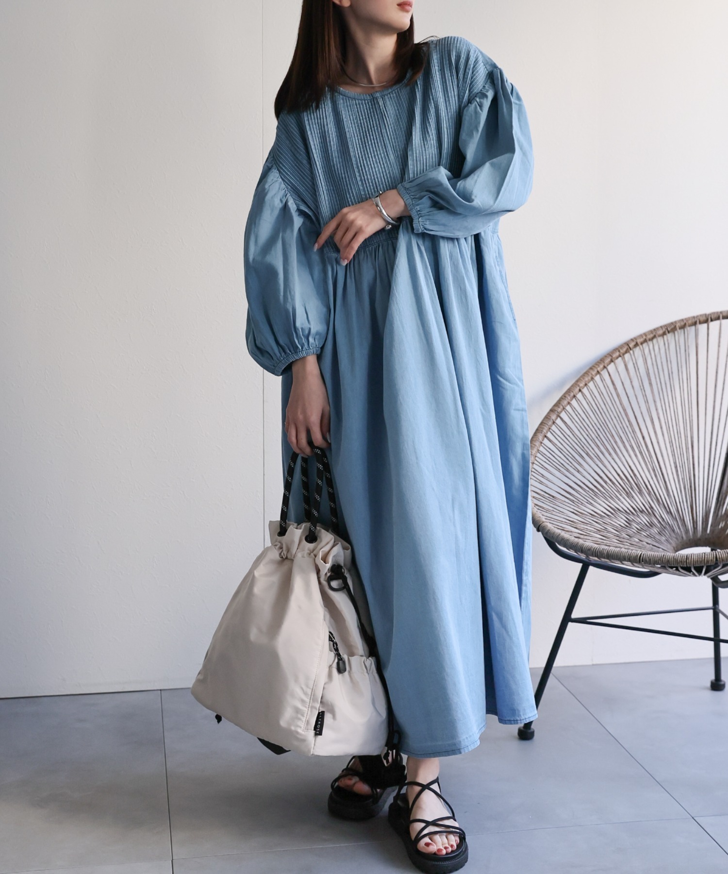 model：162cm 着用サイズ：M
