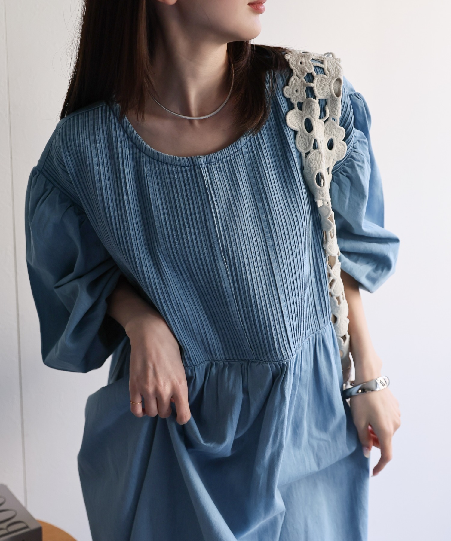model：162cm 着用サイズ：M
