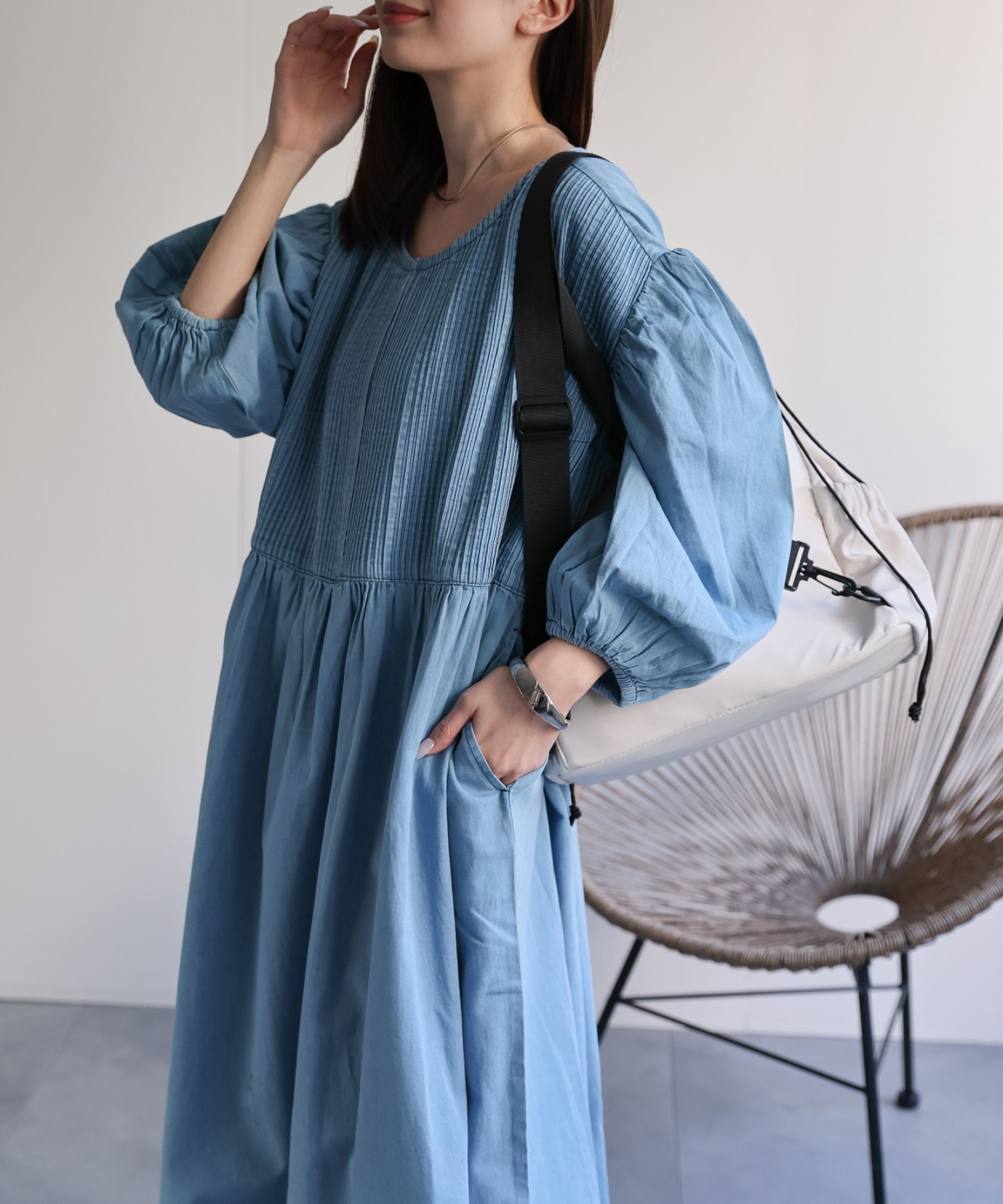 model：162cm 着用サイズ：M