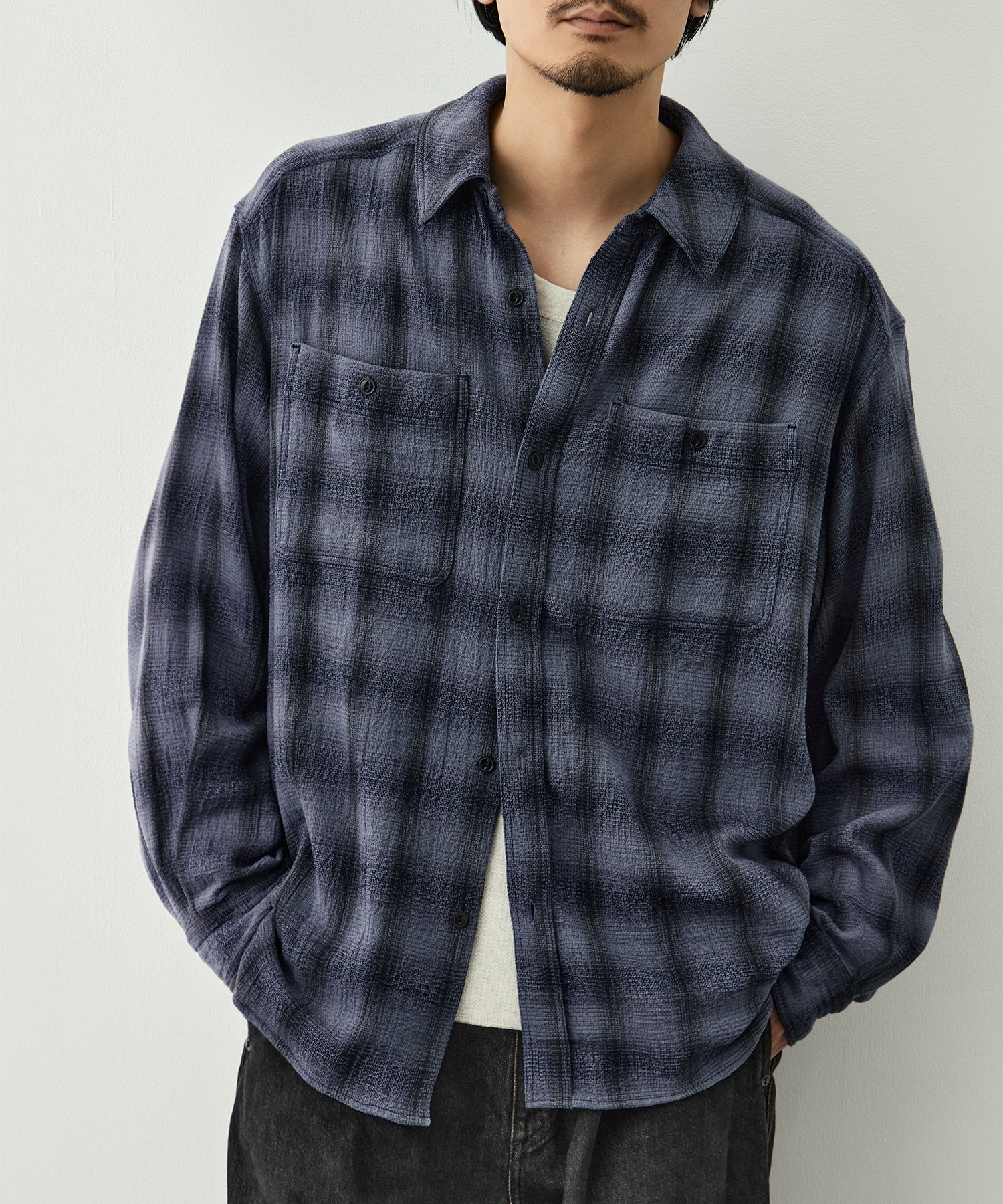 CITY TOKYO модельная вязаная чек‑футболка — Check Shirt