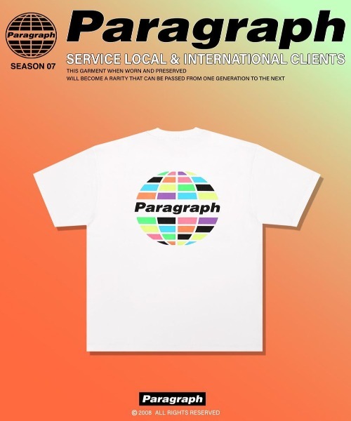 A'GEM/9 × .kom『paragraph/パラグラフ』Paragraph Logo Color earth t