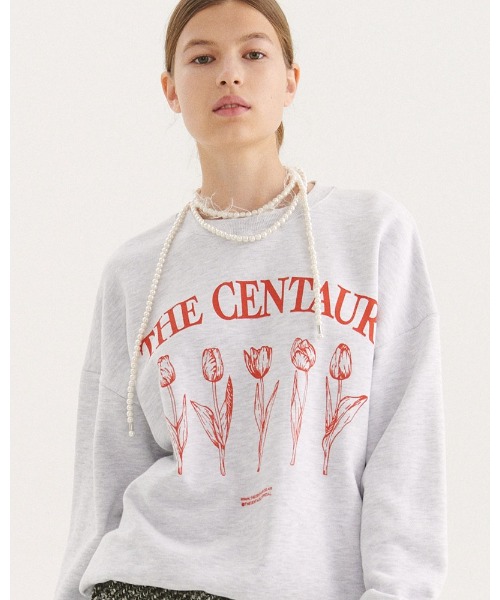 A'GEM/9 × .kom『THE CENTAUR/ザセントール』CINQ TULIP SWEATSHIRT