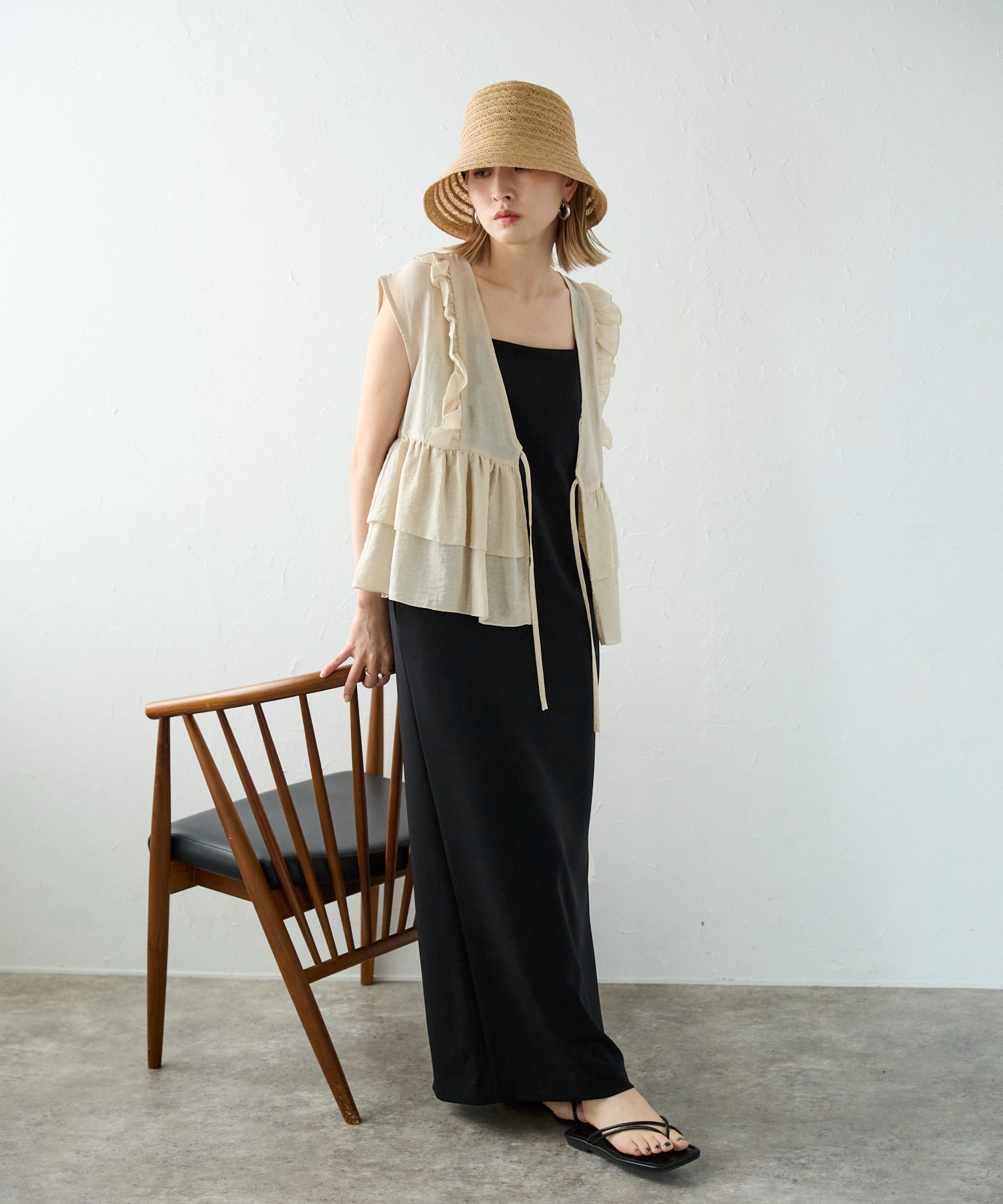 model：H162　着用サイズ：M