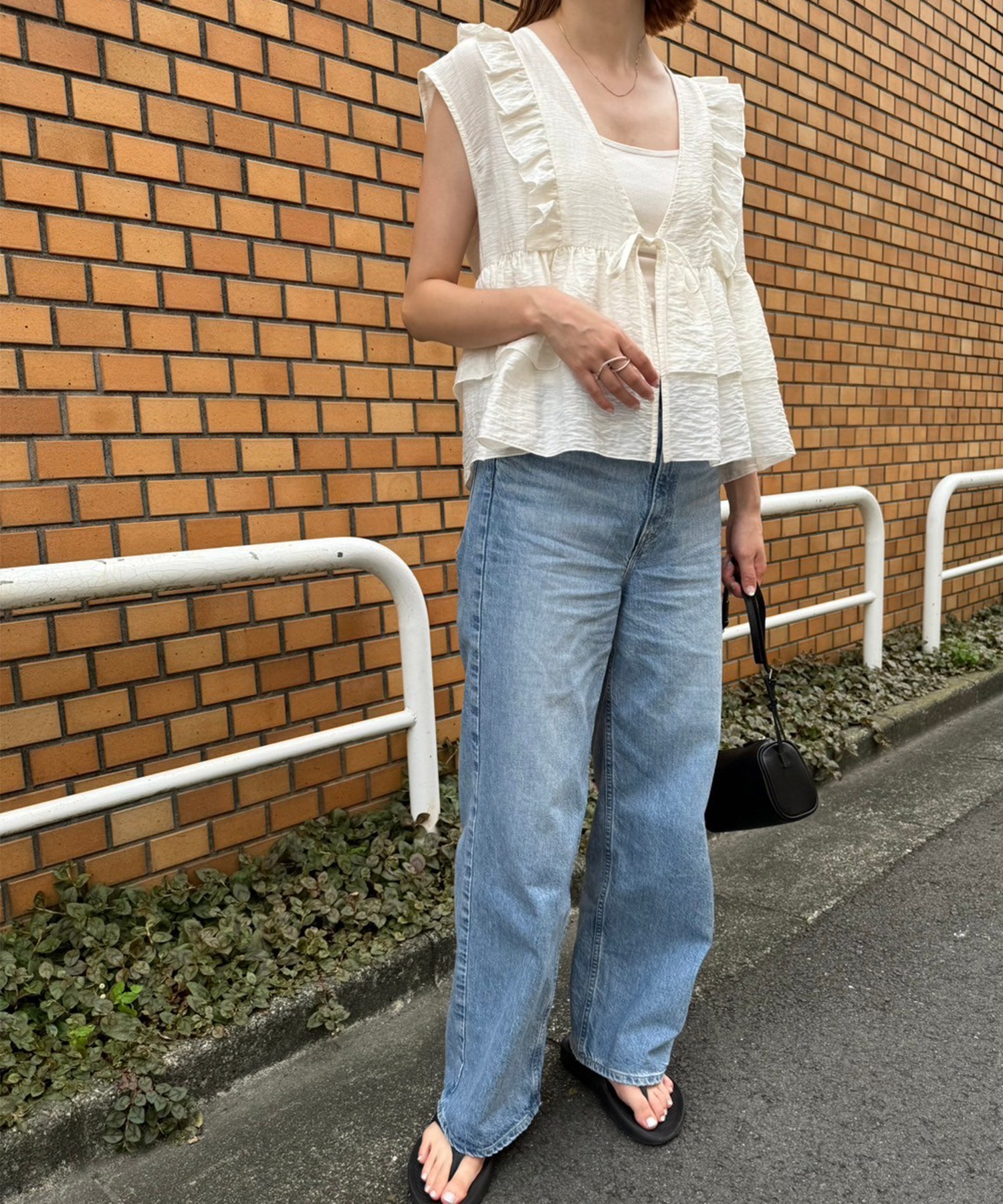 model：H166　着用サイズ：M