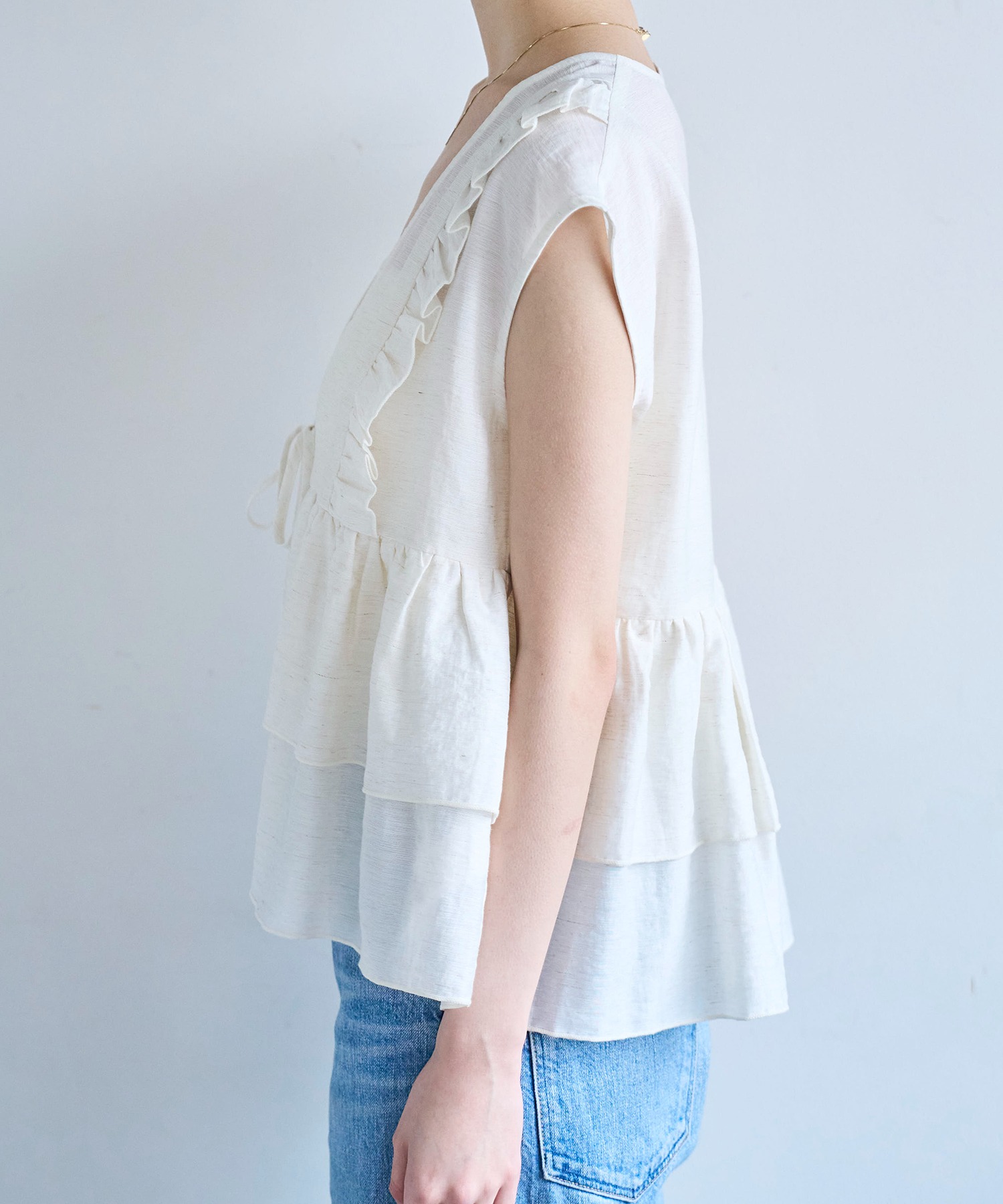 model：H166　着用サイズ：M