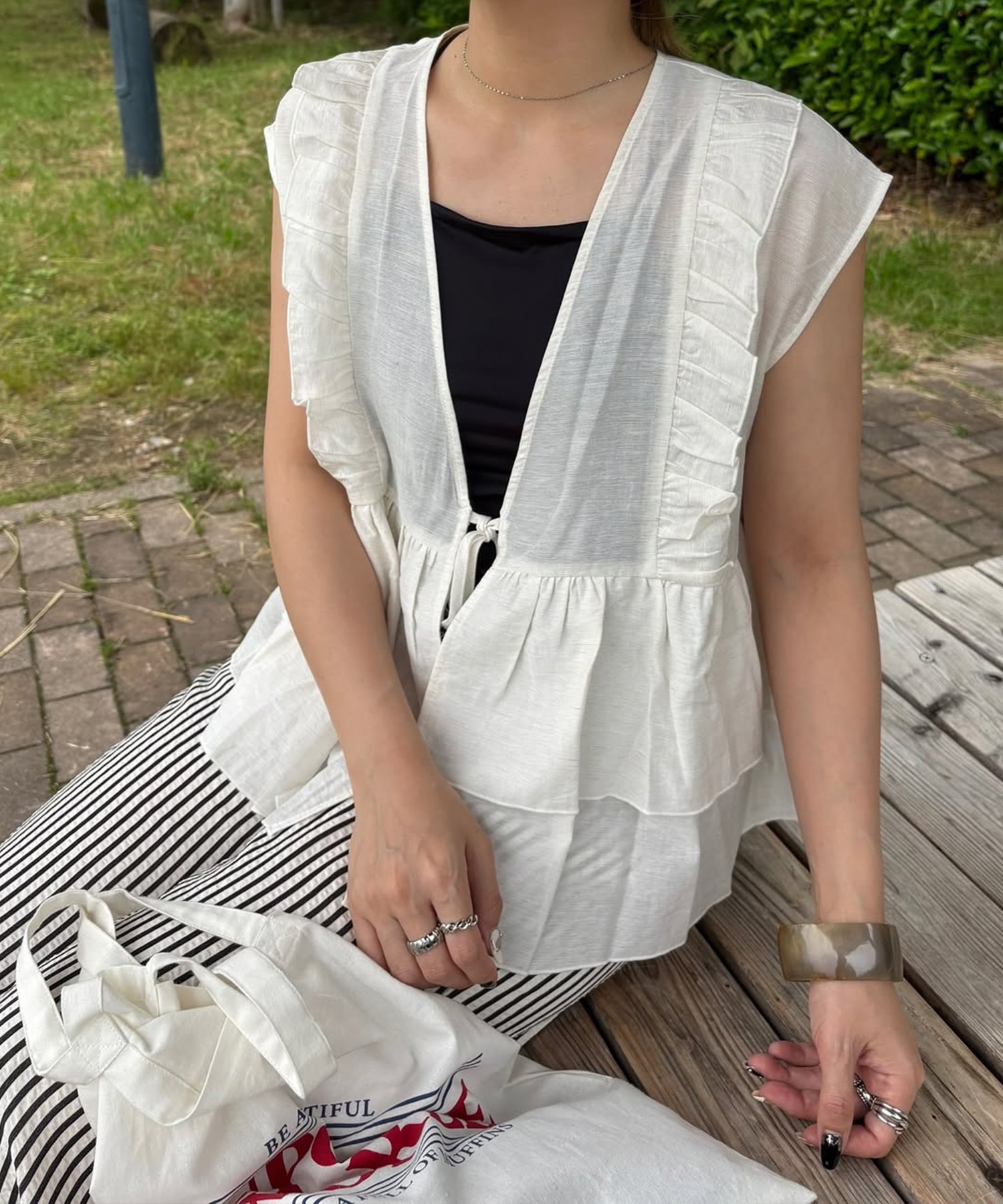 model：H156　着用サイズ：M