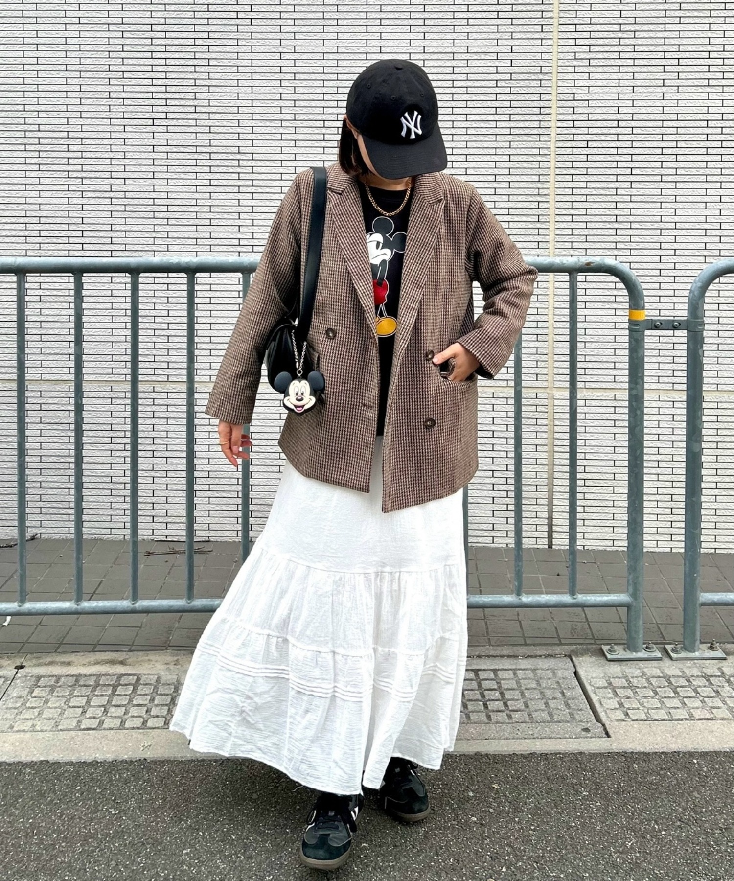 model：H161 着用サイズ：FREE