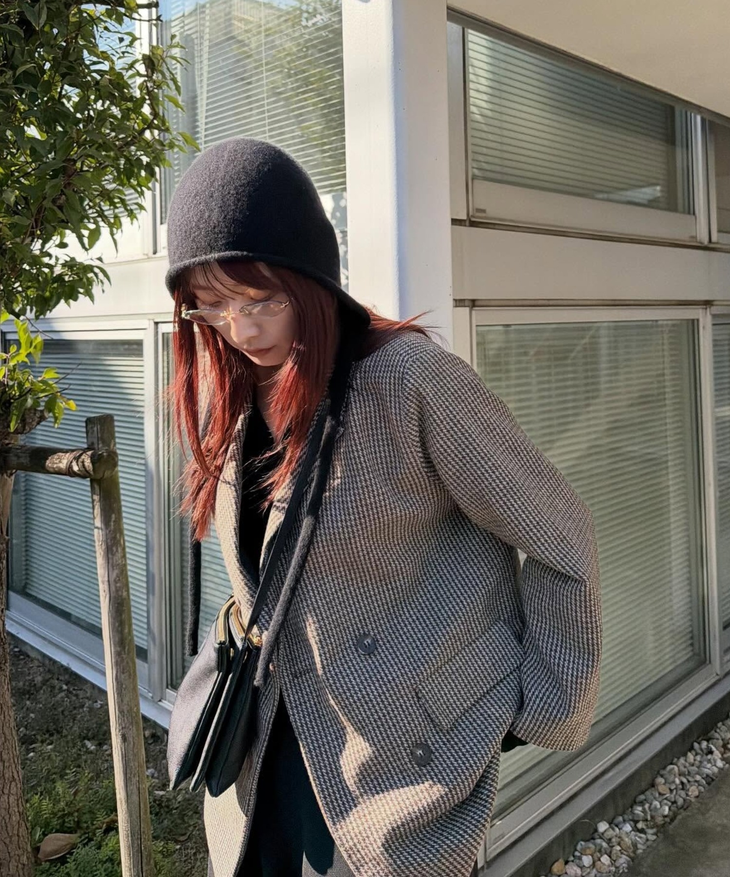 model：H167 着用サイズ：FREE