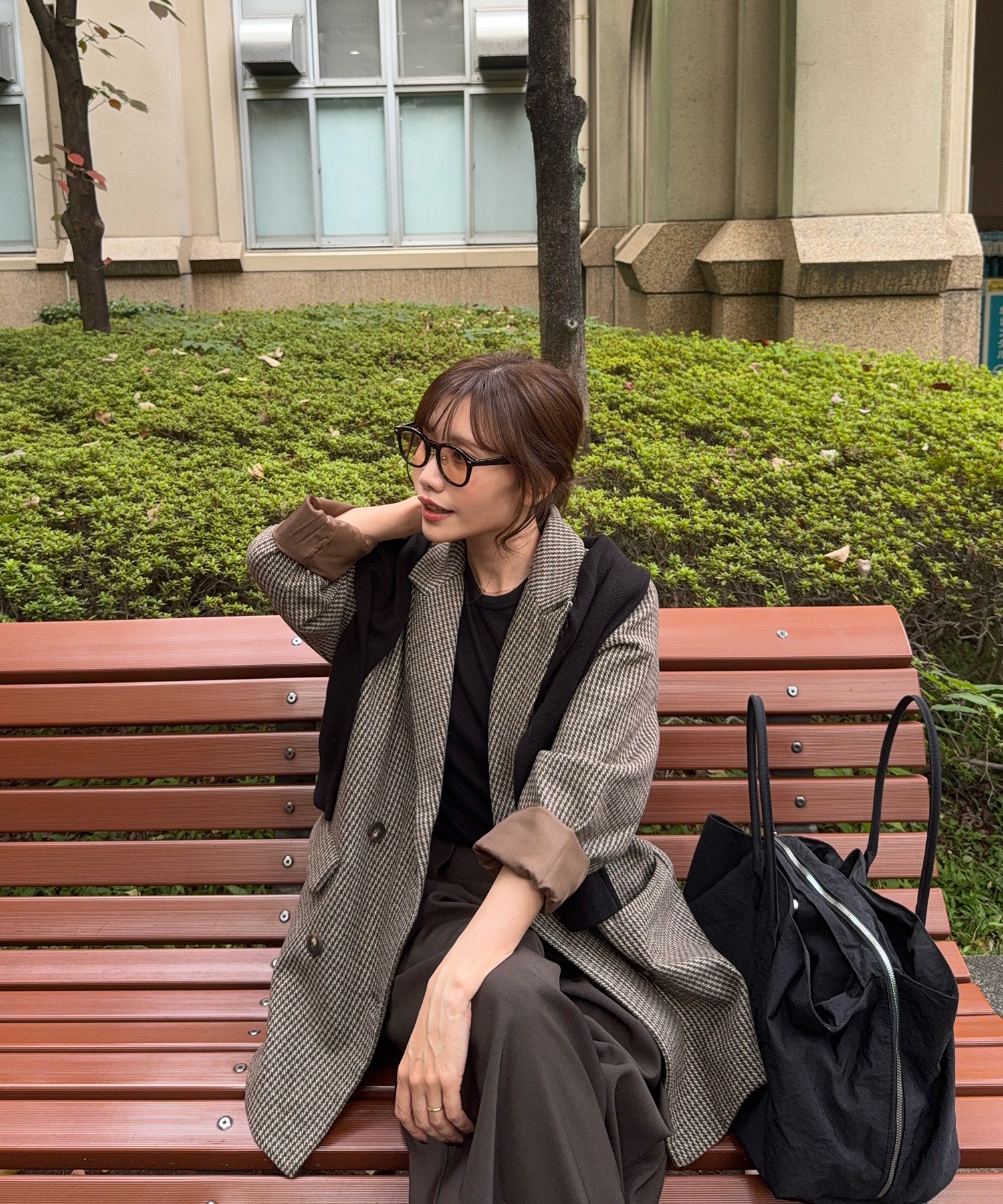model：H152 着用サイズ：FREE