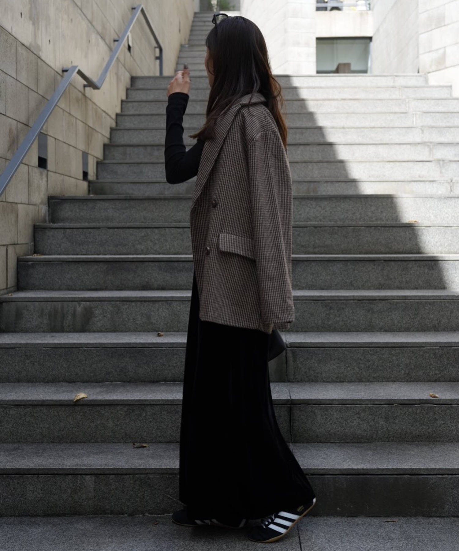 model：H159 着用サイズ：FREE