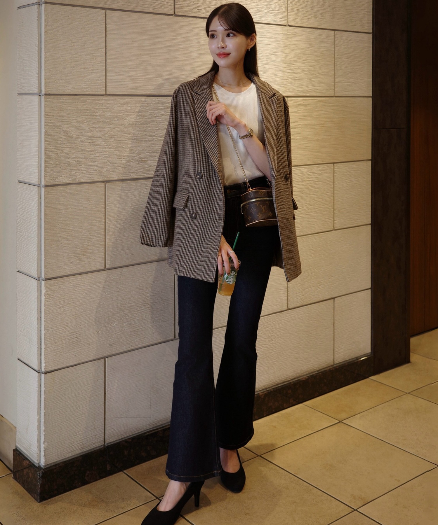 model：H164 着用サイズ：FREE