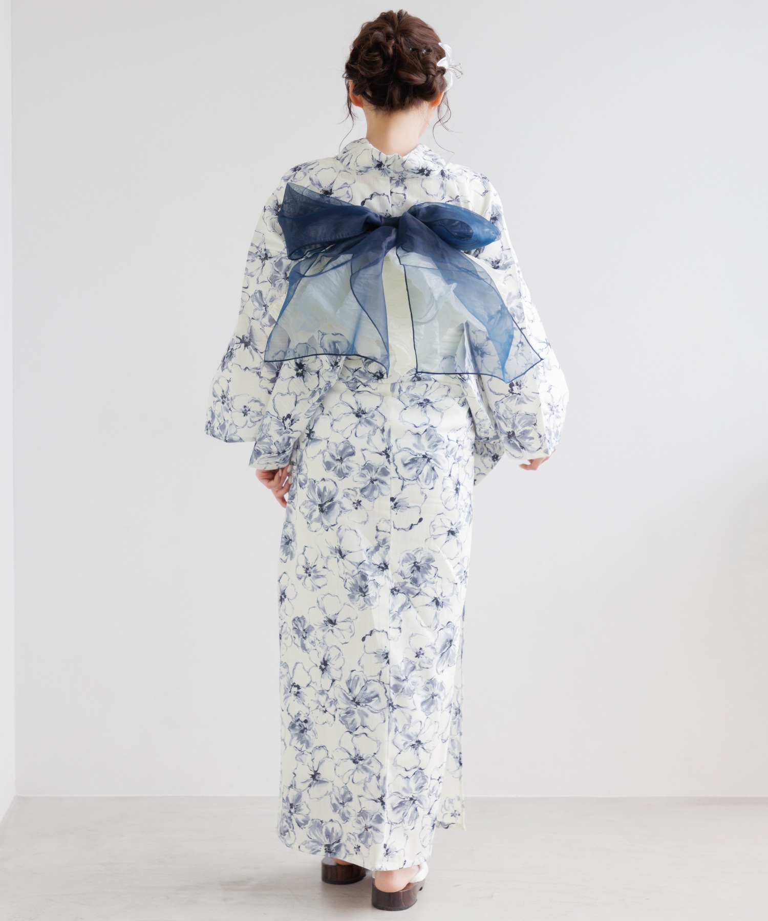 1人で着られる浴衣セット和歌山染工日本染め（ゆかた・しわへこ帯・着付け本） 1人で着られる浴衣5点セット 和歌山染工日本染め（ゆかた・しわ