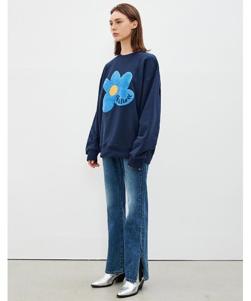 ☆韓国の人気☆【AMOMENTO】☆FLOWER JACQUARD TOT.E☆ 90's Ecuador Knit Flower Sweater エクアドル ニット お花