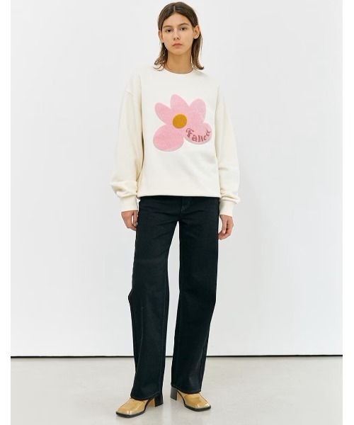 [FALLETT] NERO FLOWER KNIT ★韓国トレンド★ FALLETT] NERO FLOWER KNIT ☆韓国トレンド☆
