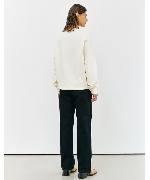 A'GEM/9 × .kom『FALLETT/ファレット』BOUCLE FLOWER SWEATSHIRT
