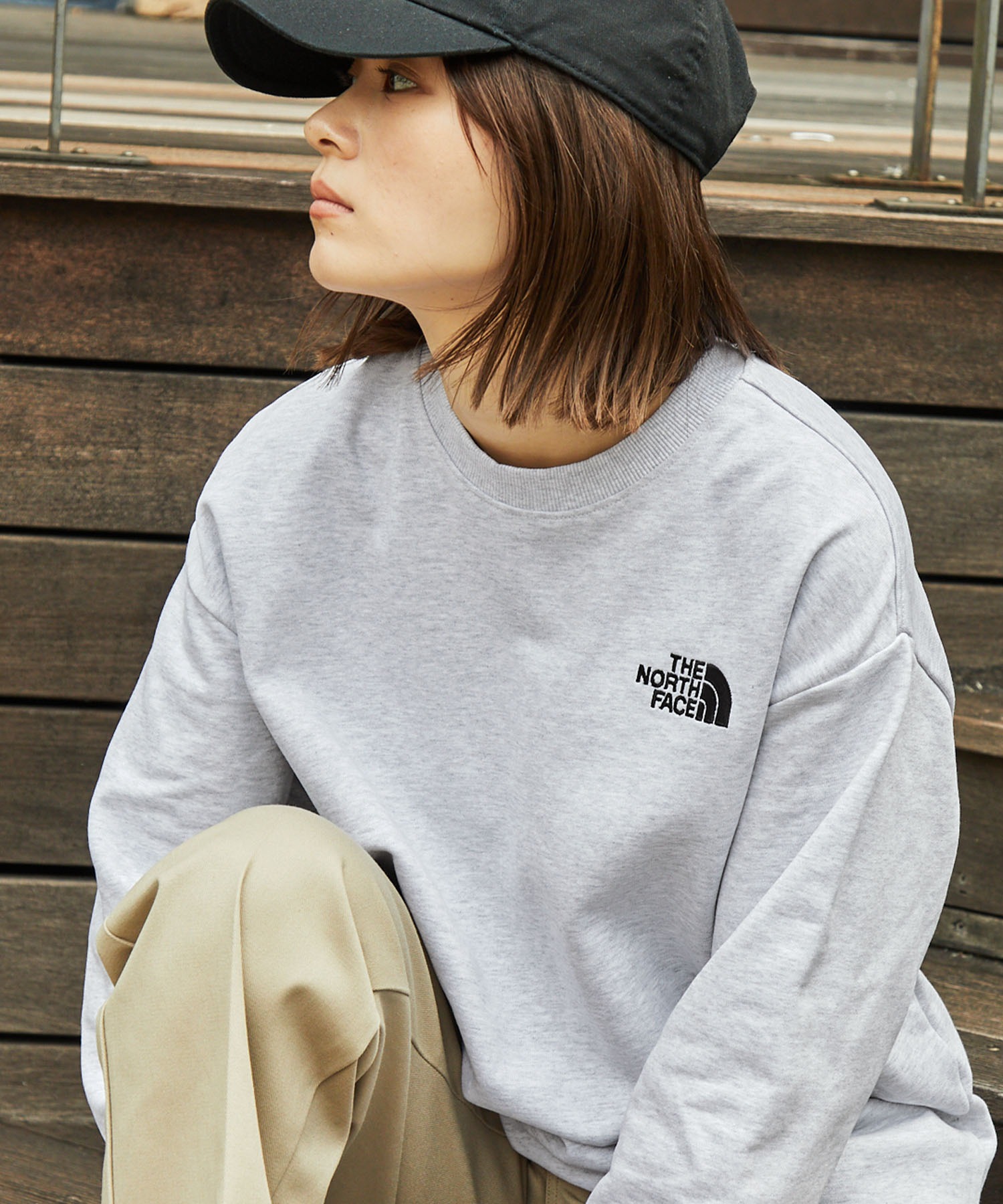 THE NORTH FACE/ザノースフェイス】COTTON ESSENTIAL SWEATSHIRTS