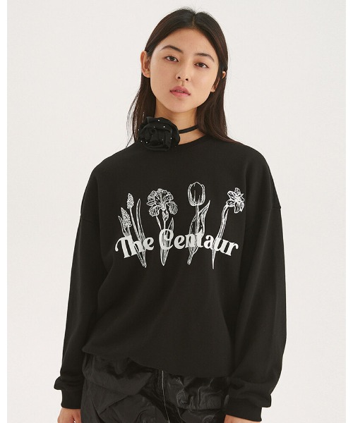 A'GEM/9 × .kom『THE CENTAUR/ザセントール』FOUR BEAUTY SWEATSHIRT/フォービューティー スウェットシャツ  韓国ブランドセレクト│A'GEM/9×.KOM【公式】｜韓国・ストリートブランド通販サイト エージェムナイン ドットケーオーエム