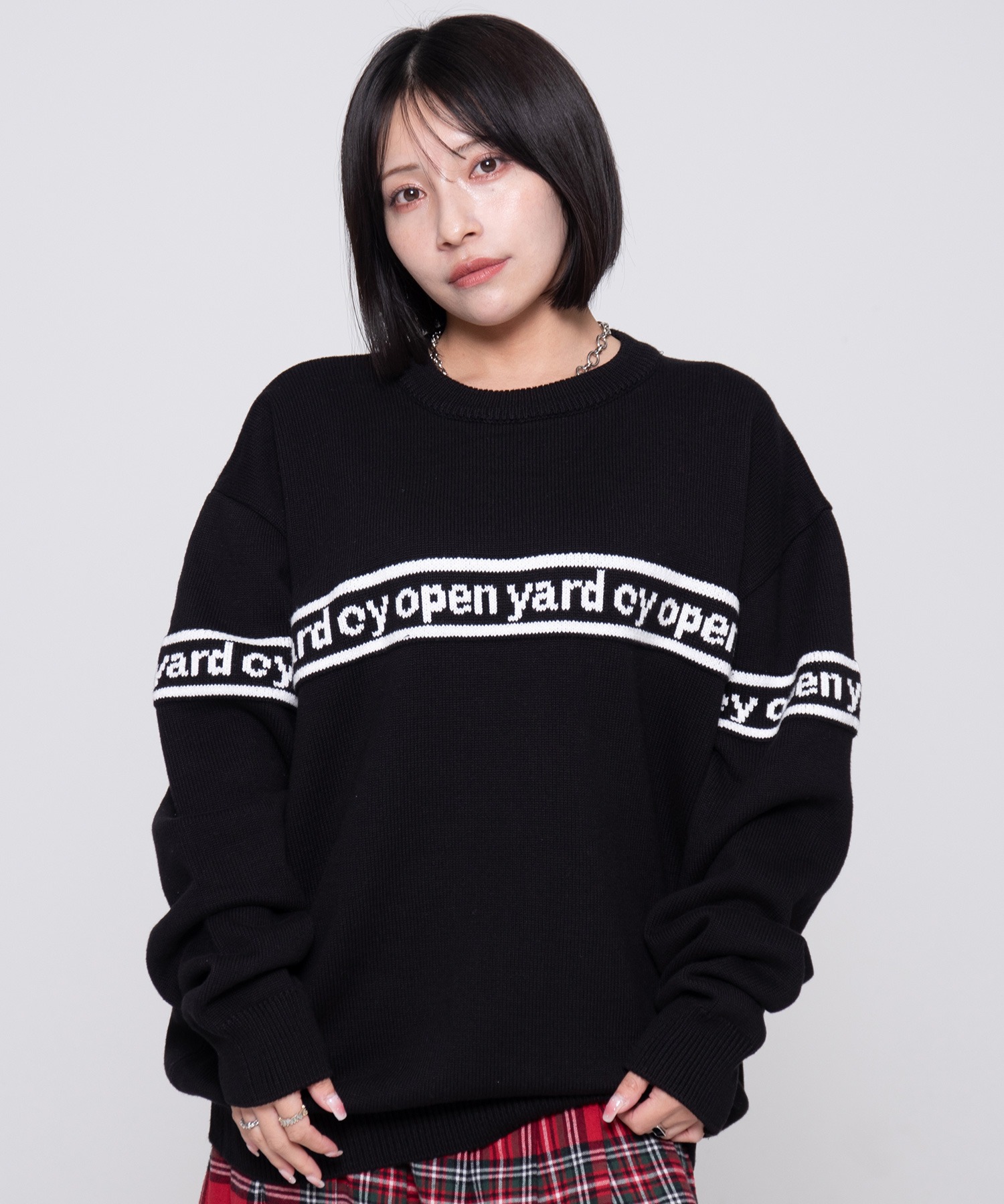 OY/オーワイ』 OPYD LINE LOGO KNIT/ラインロゴ ニット OY│A'GEM/9×.KOM【公式】｜韓国・ストリートブランド通販サイト  エージェムナイン ドットケーオーエム