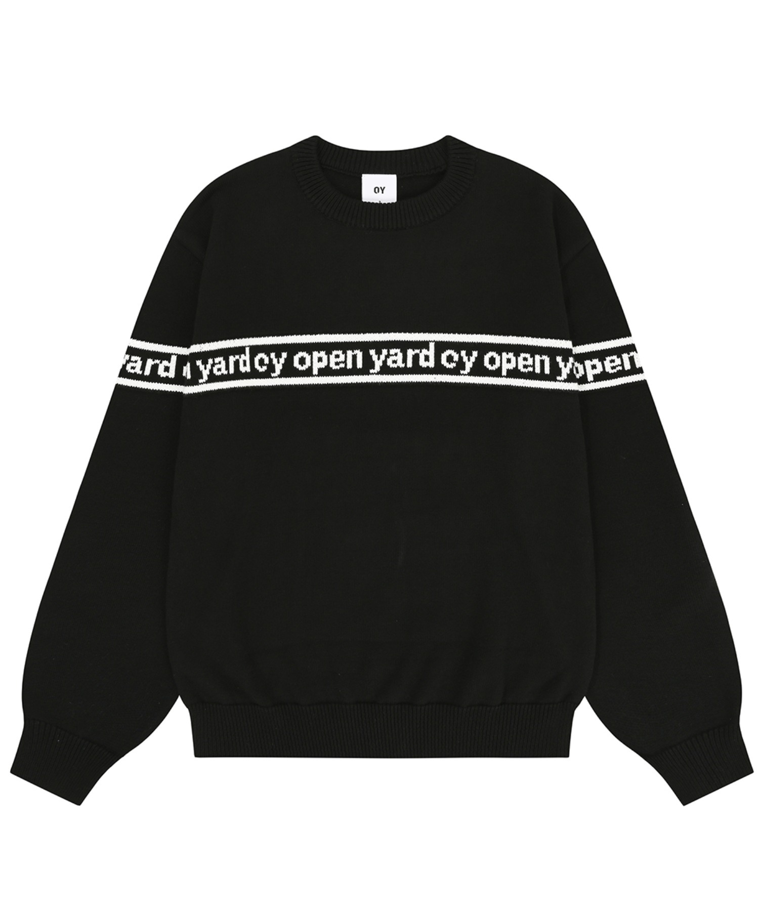 OY/オーワイ』 OPYD LINE LOGO KNIT/ラインロゴ ニット OY│A