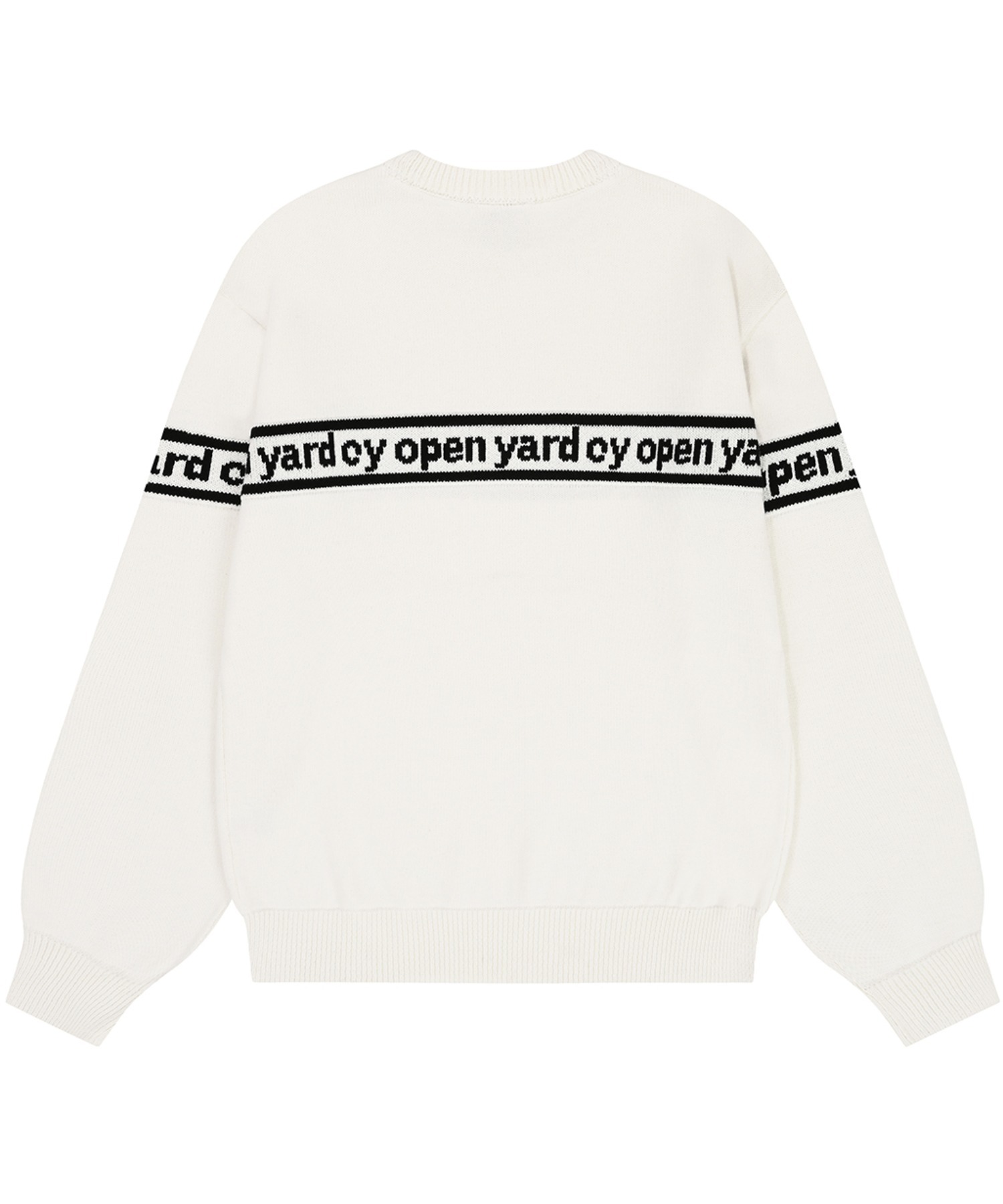 ★OY★BOTANIST JOURNAL LOGO T-WHITE★正規品/韓国直送料込 OY/オーワイ』 OPYD LINE LOGO KNIT/ラインロゴ ニット OY│A