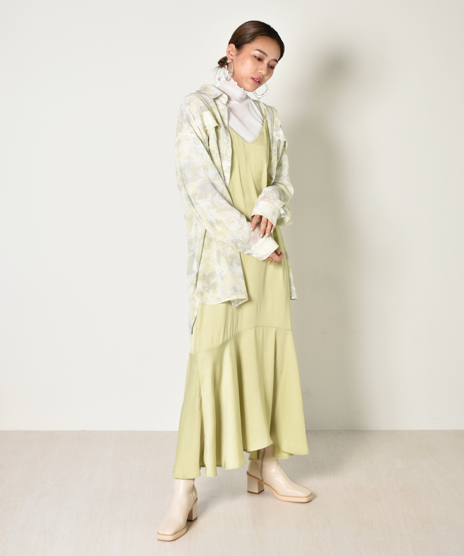 サテンキャミワンピース Kivi Retro Girl Online Store レトロガールオンラインストア