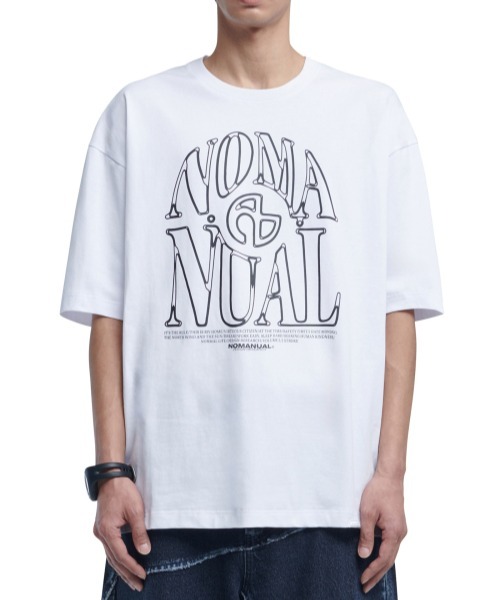 A'GEM/9 × .kom 『NOMANUAL/ノーマニュアル』 S.N.A T-SHIRT/S.N.A T