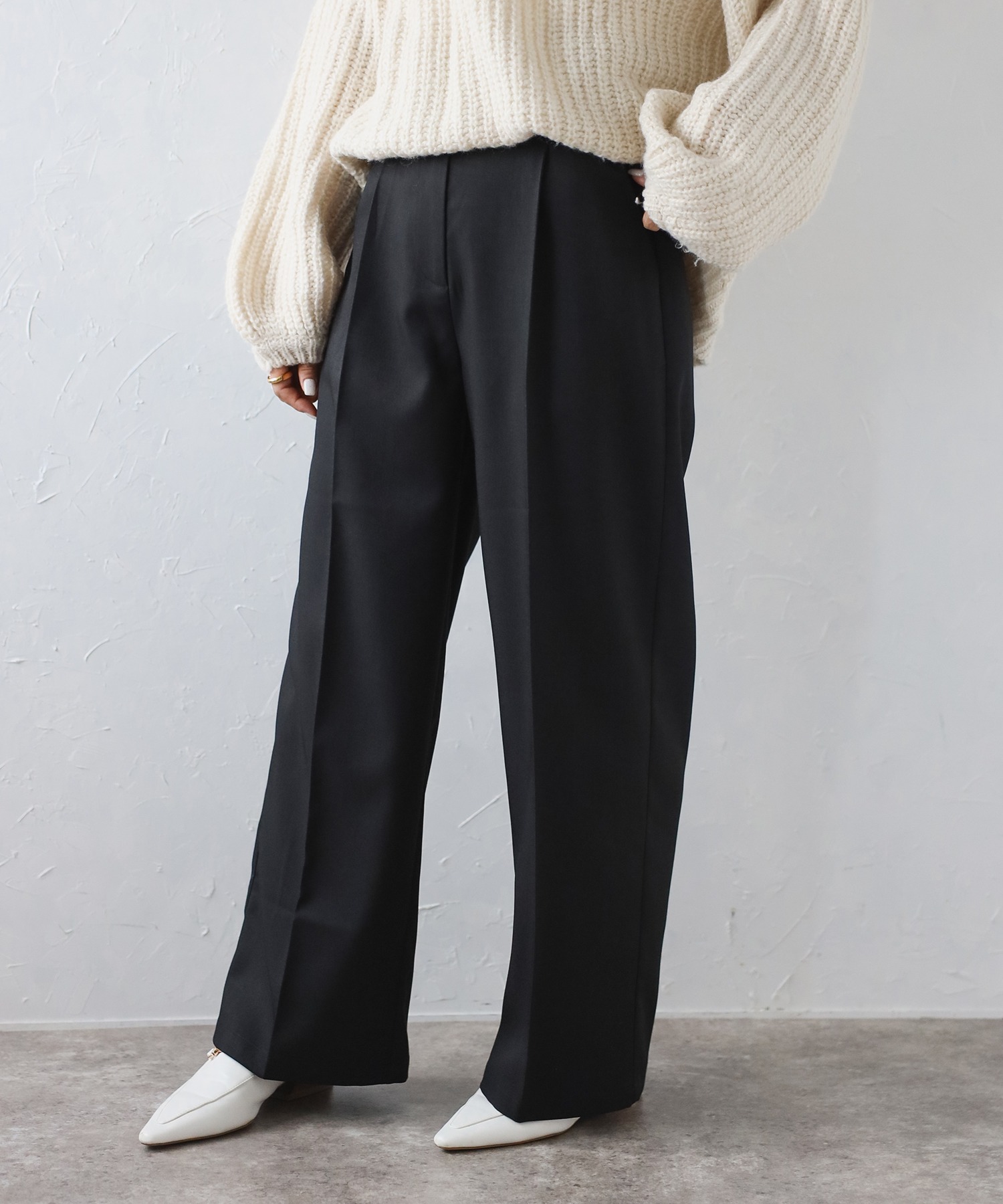 model：H163 着用サイズ：FREE