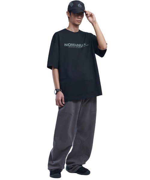 A'GEM/9 × .kom 『NOMANUAL/ノーマニュアル』 D.R LOGO T-SHIRT/ロゴ T