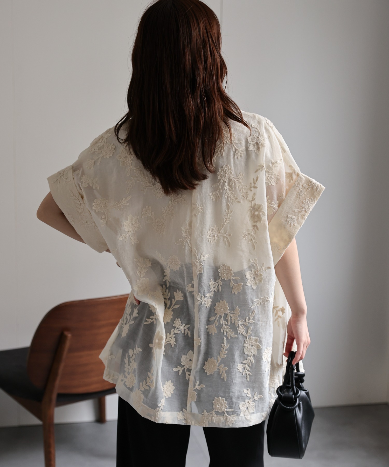 model：156cm　着用サイズ：FREE