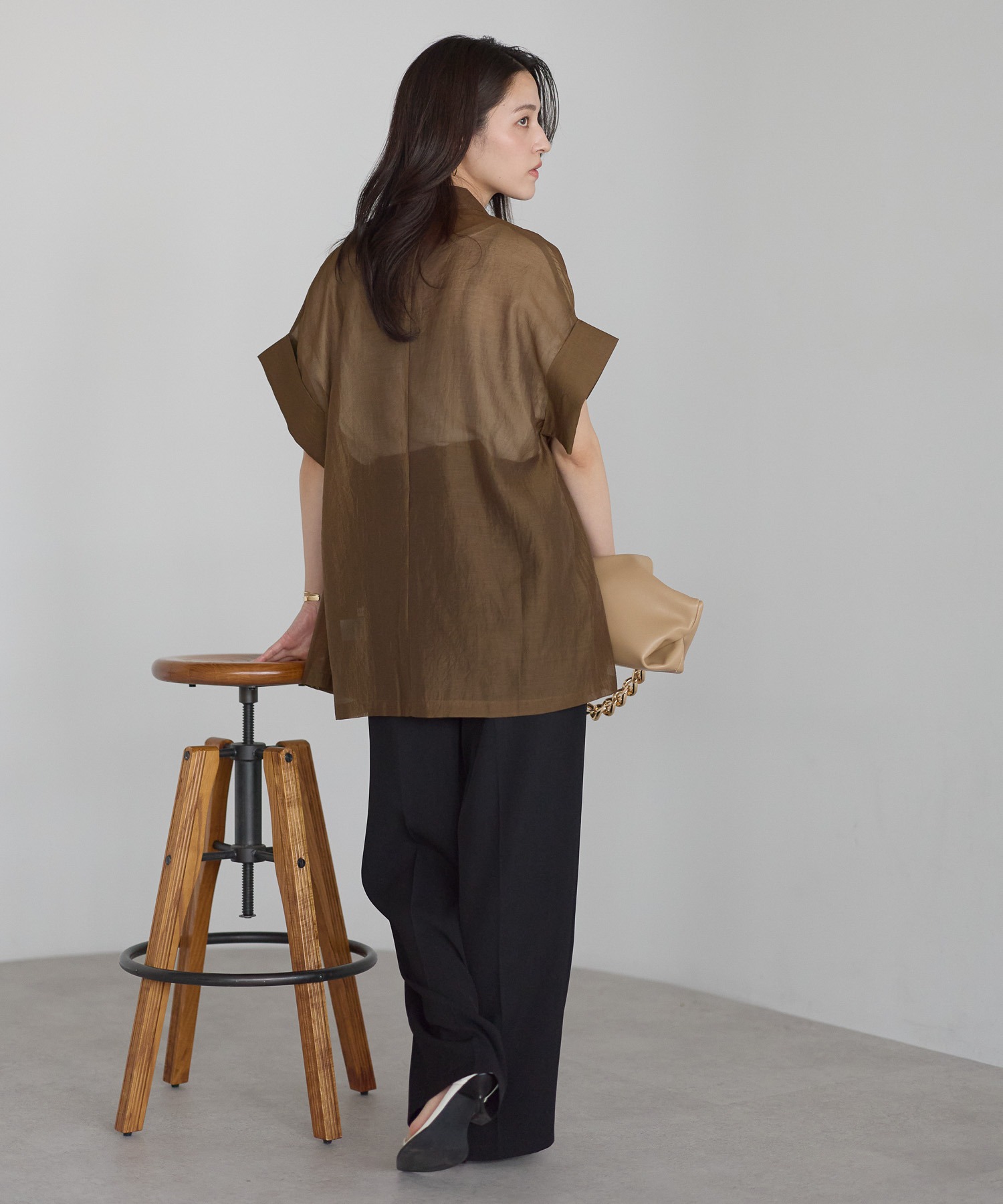 model：161cm 着用サイズ：FREE