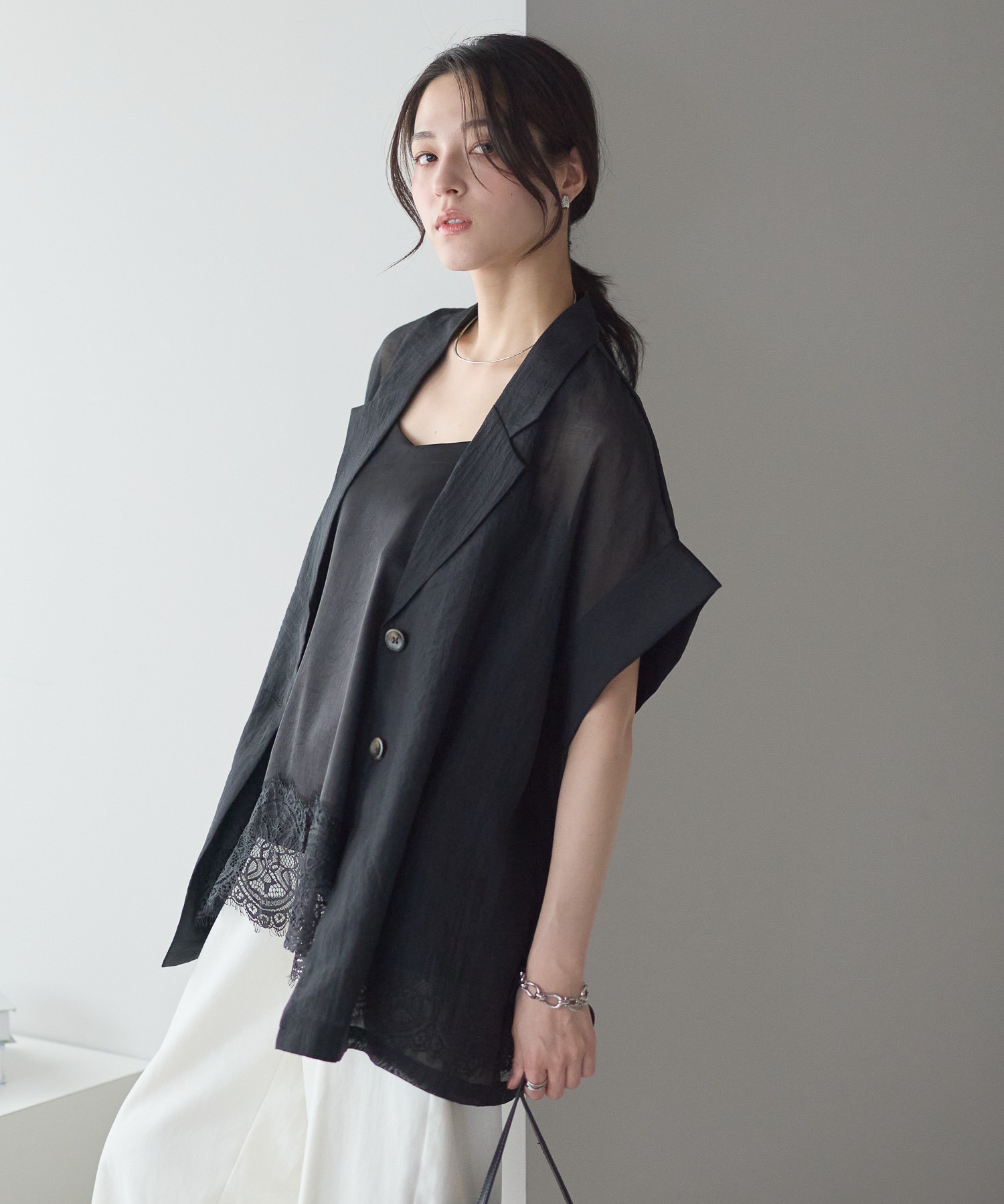 model：161cm 着用サイズ：FREE