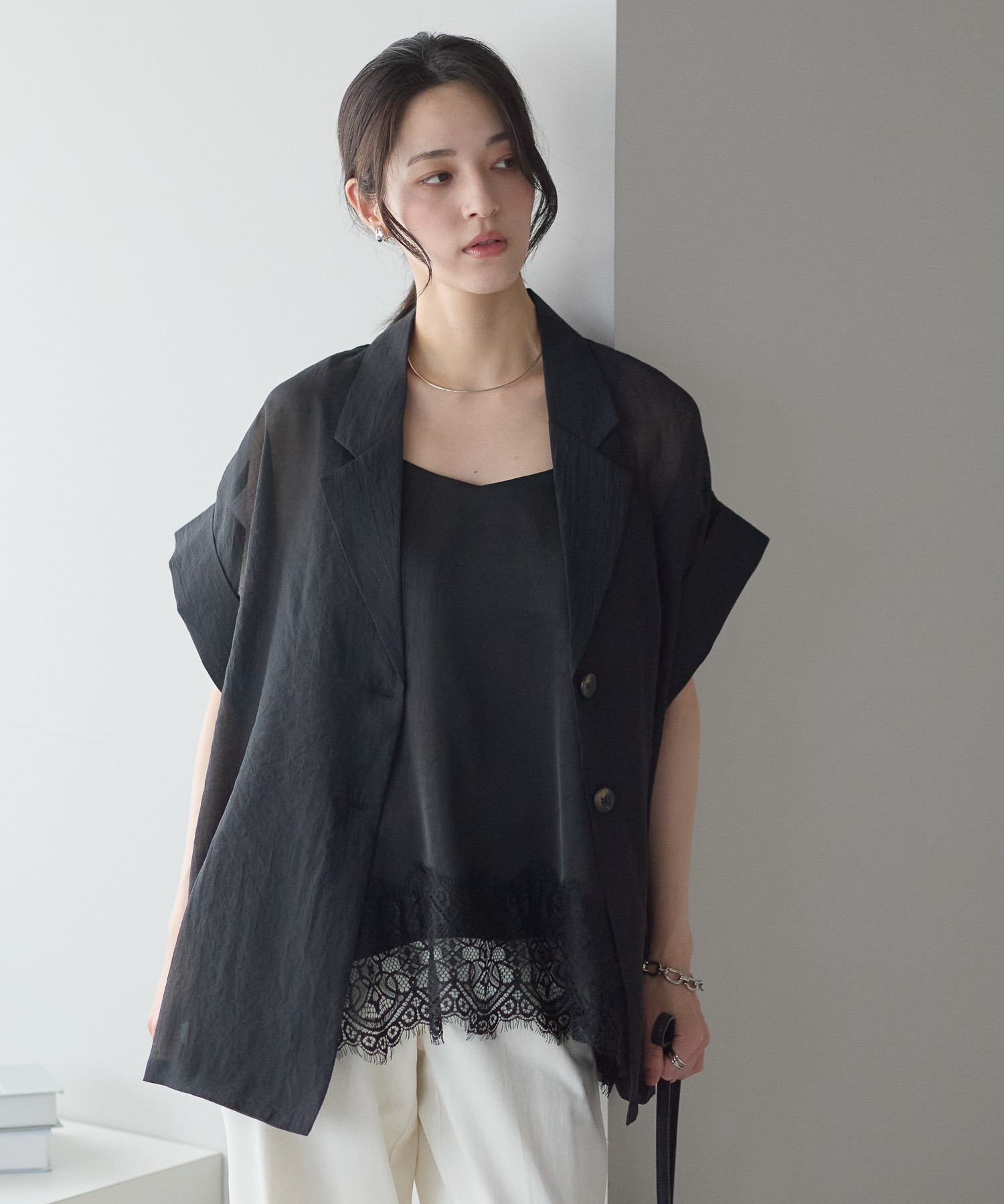 model：161cm 着用サイズ：FREE