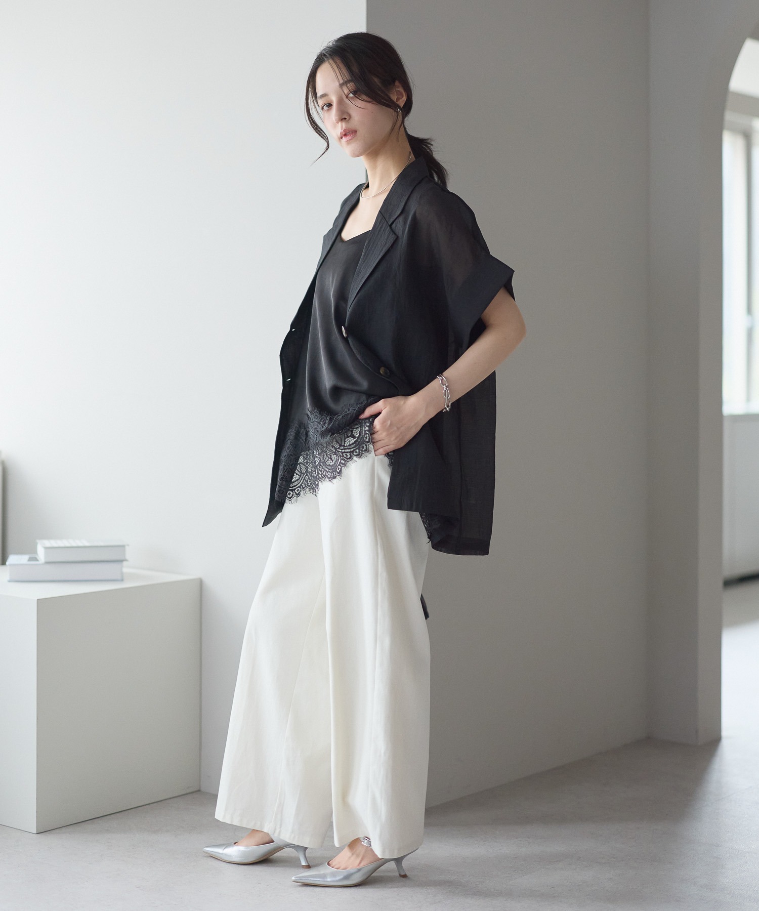 model：161cm 着用サイズ：FREE