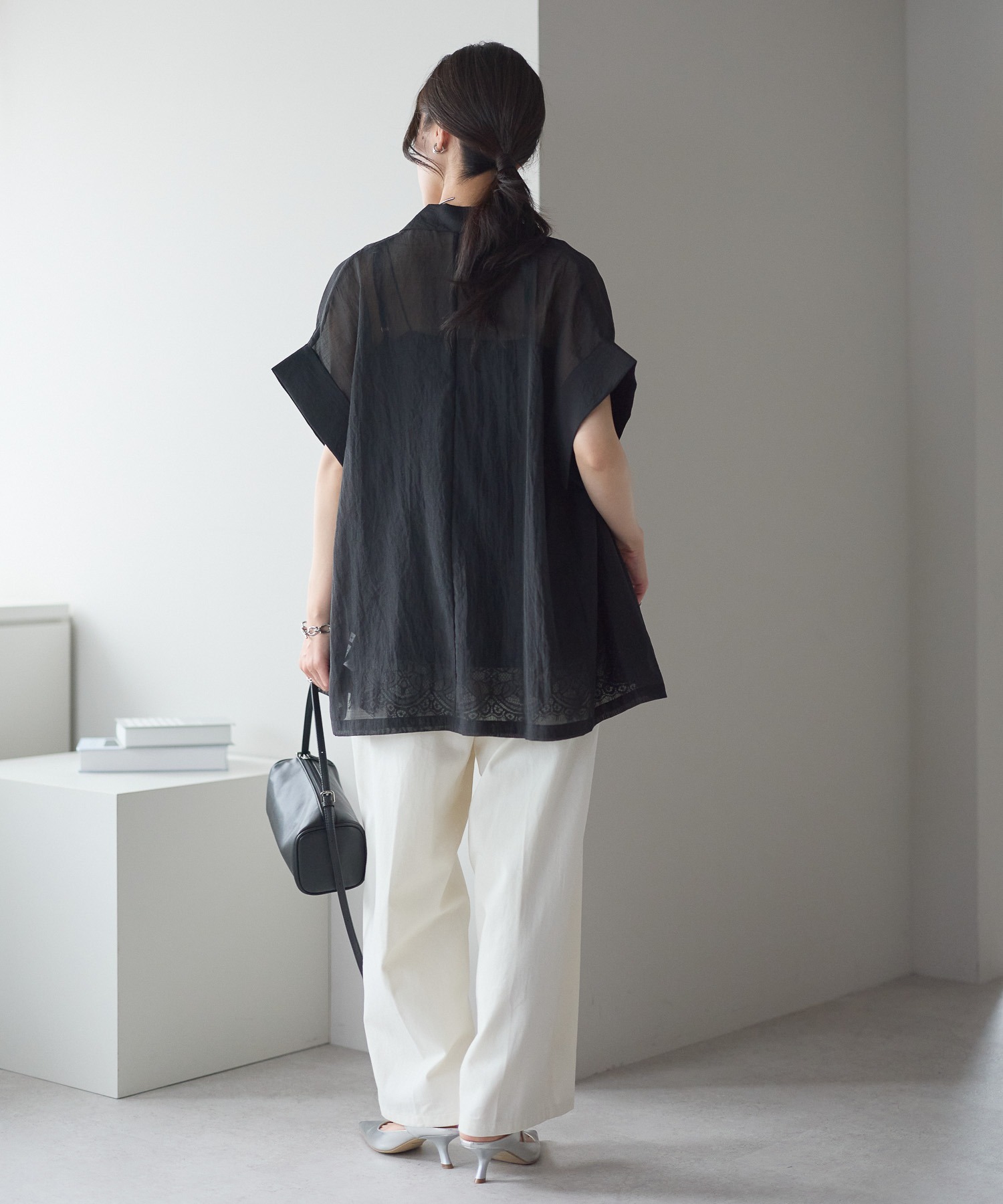 model：161cm 着用サイズ：FREE