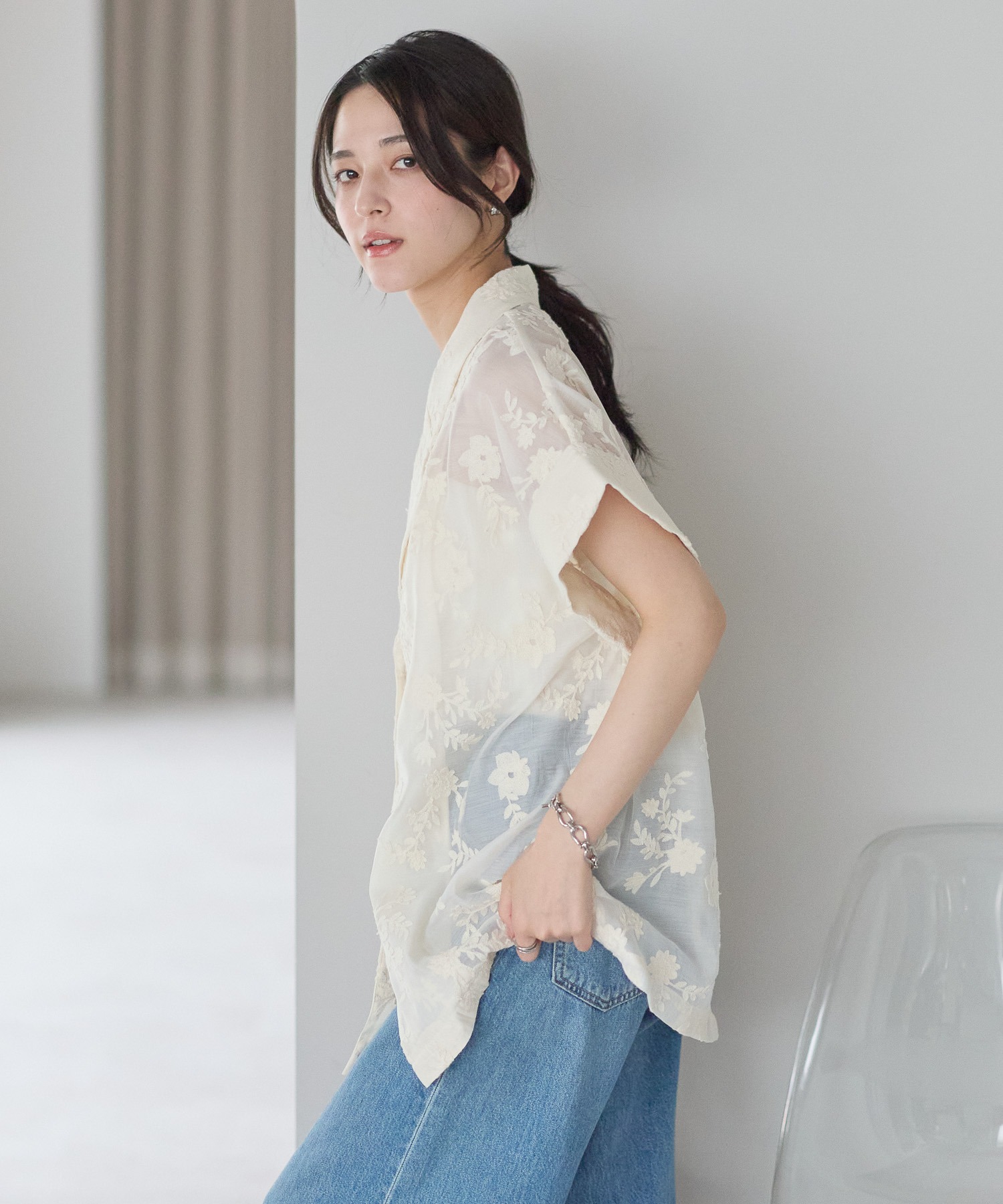 model：161cm 着用サイズ：FREE
