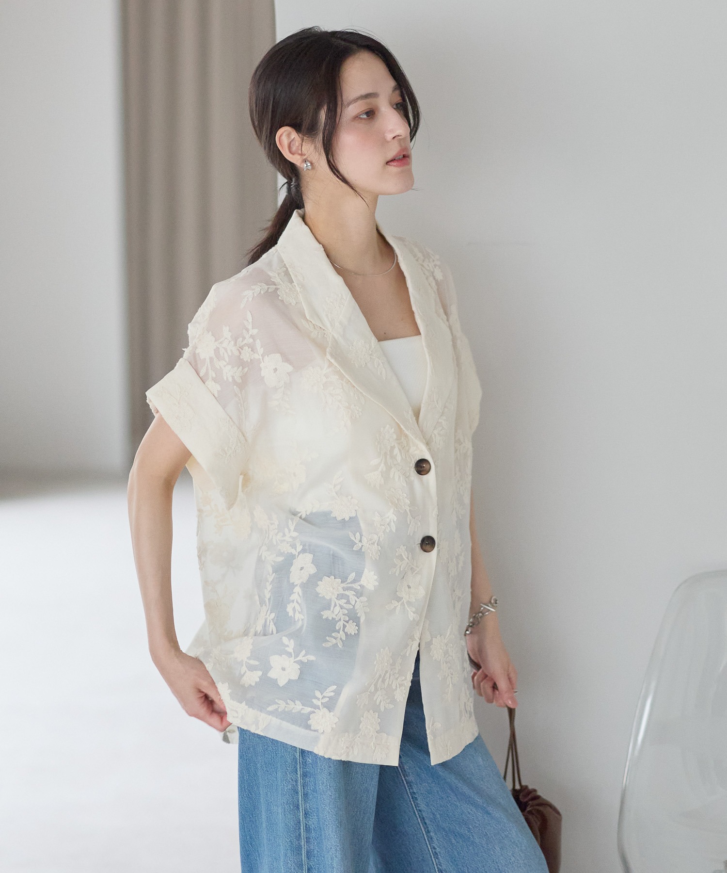 model：161cm 着用サイズ：FREE